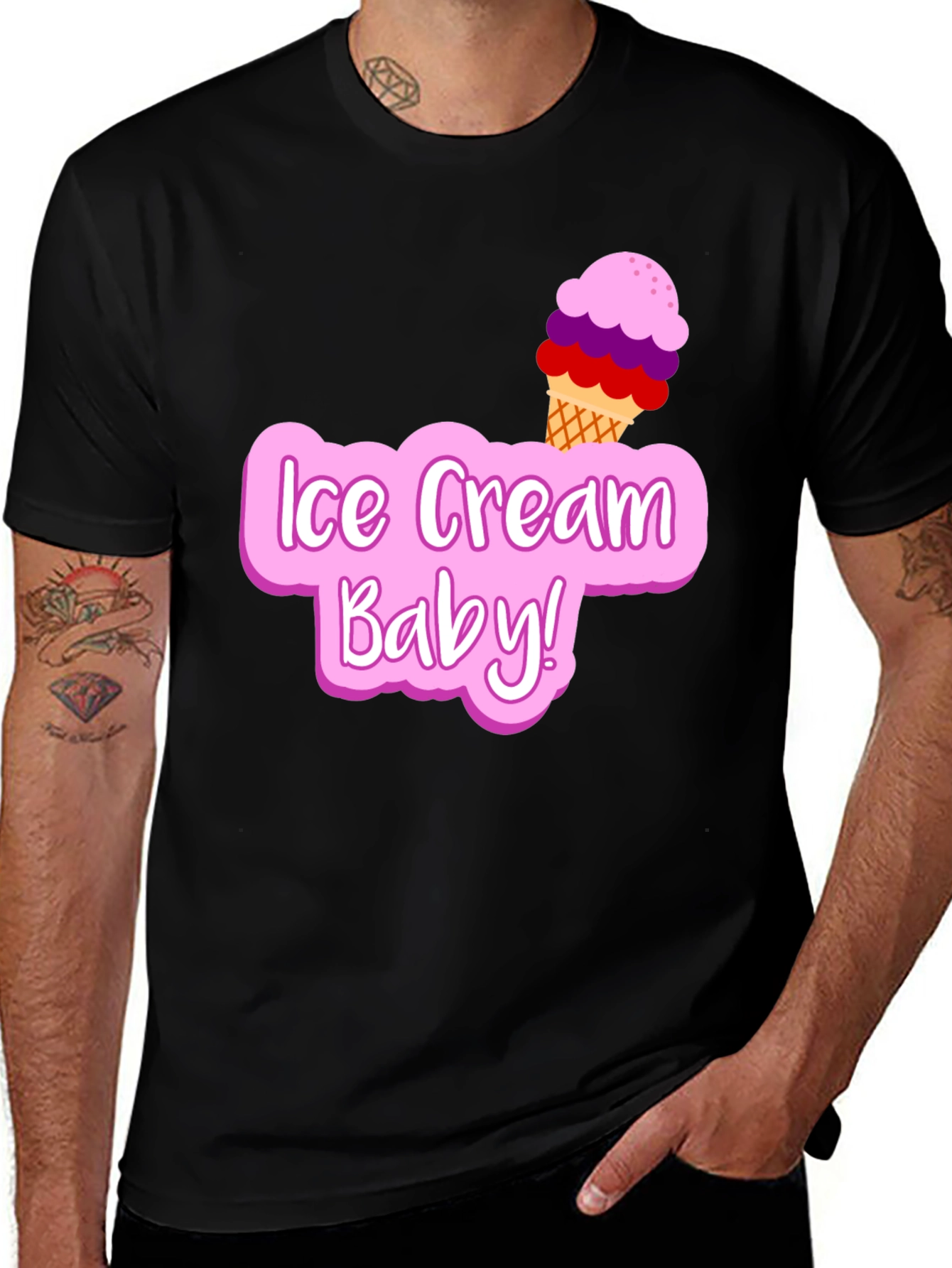 Ice Cream Baby Graphic T-Shirt