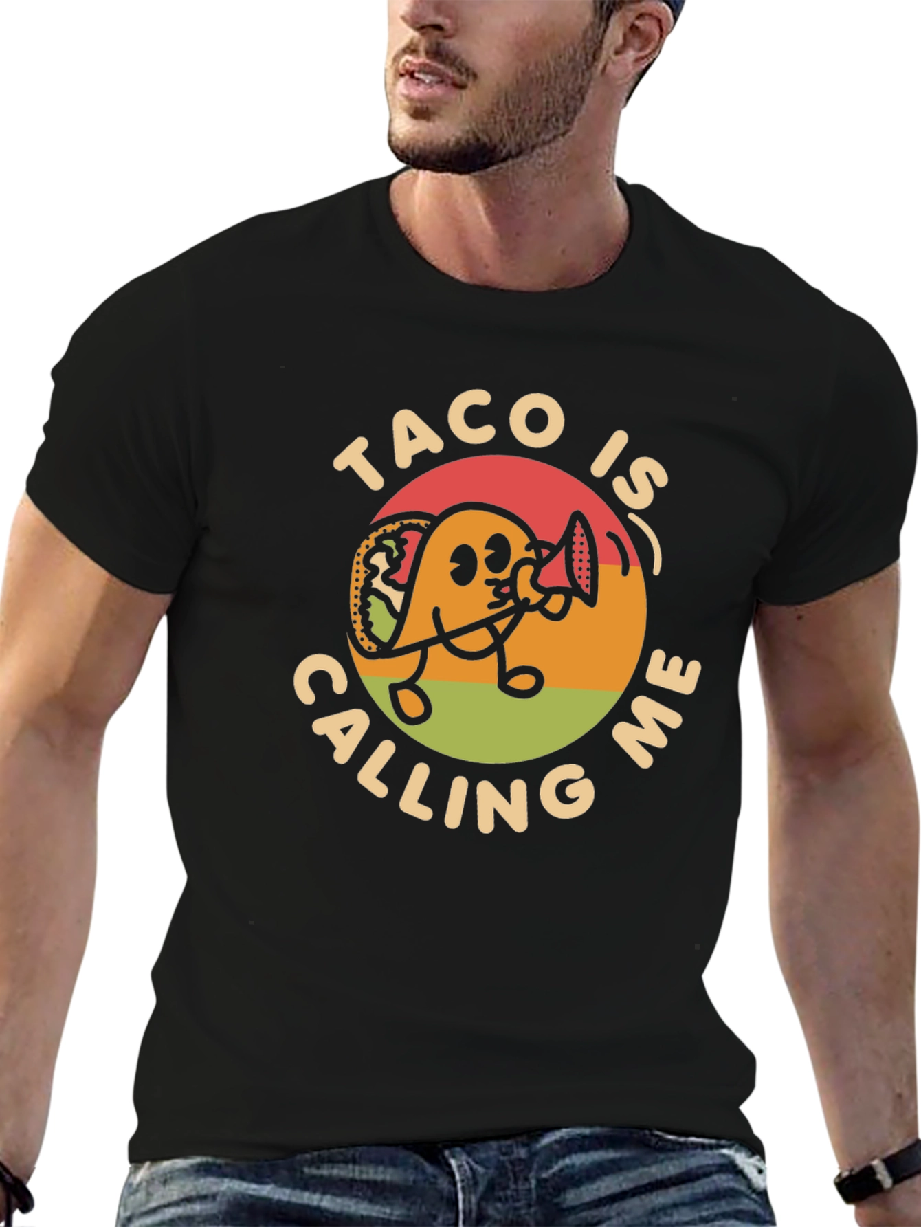 Taco Calling Graphic Tee - Funny Food Lovers T-Shirt