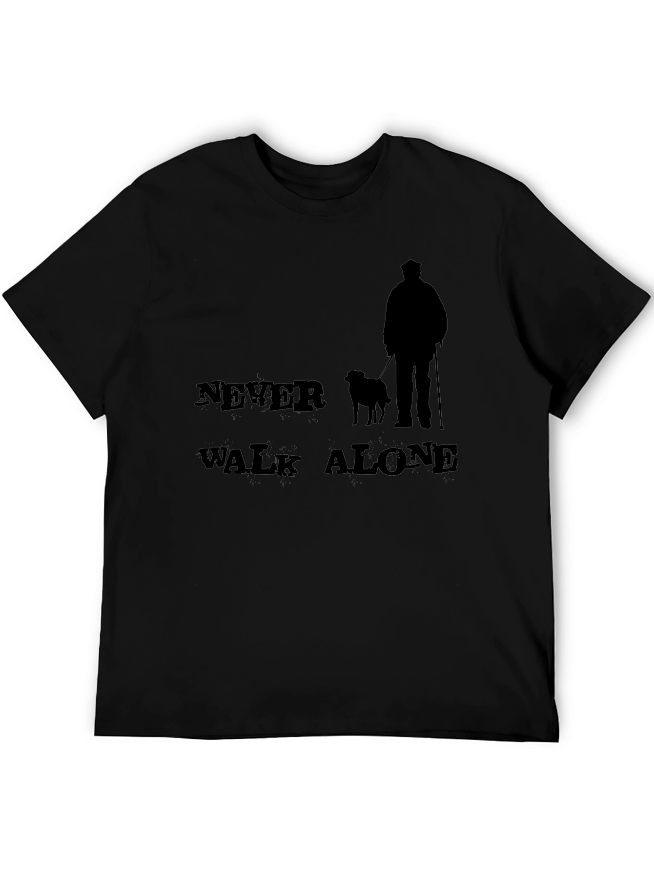 Never Walk Alone Graphic Print Tee