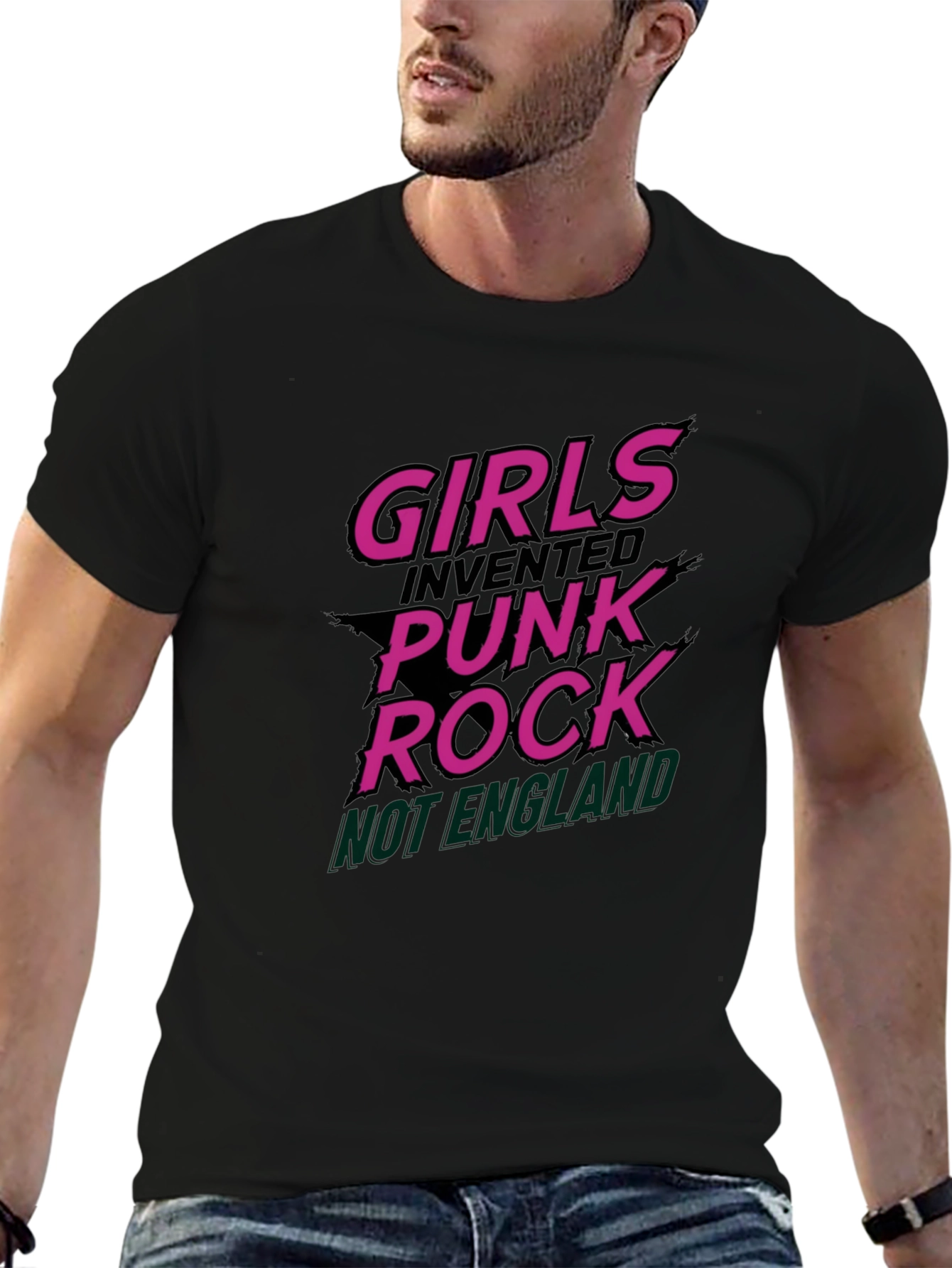 Girls Invented Punk Rock Graphic Tee