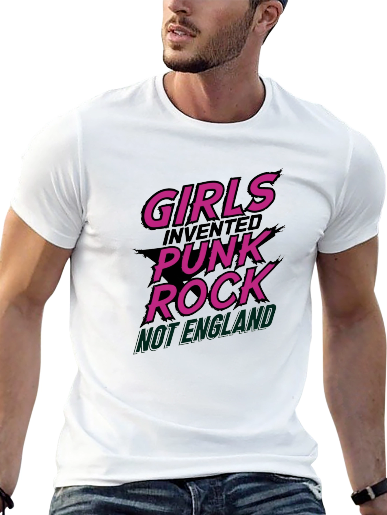 Girls Invented Punk Rock Graphic Tee