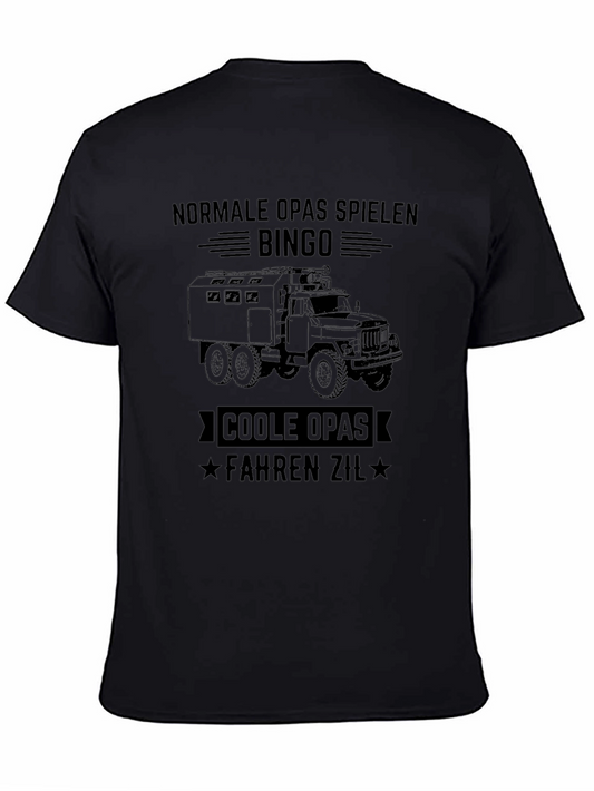 Cool Grandpas Drive Zil T-Shirt - Black