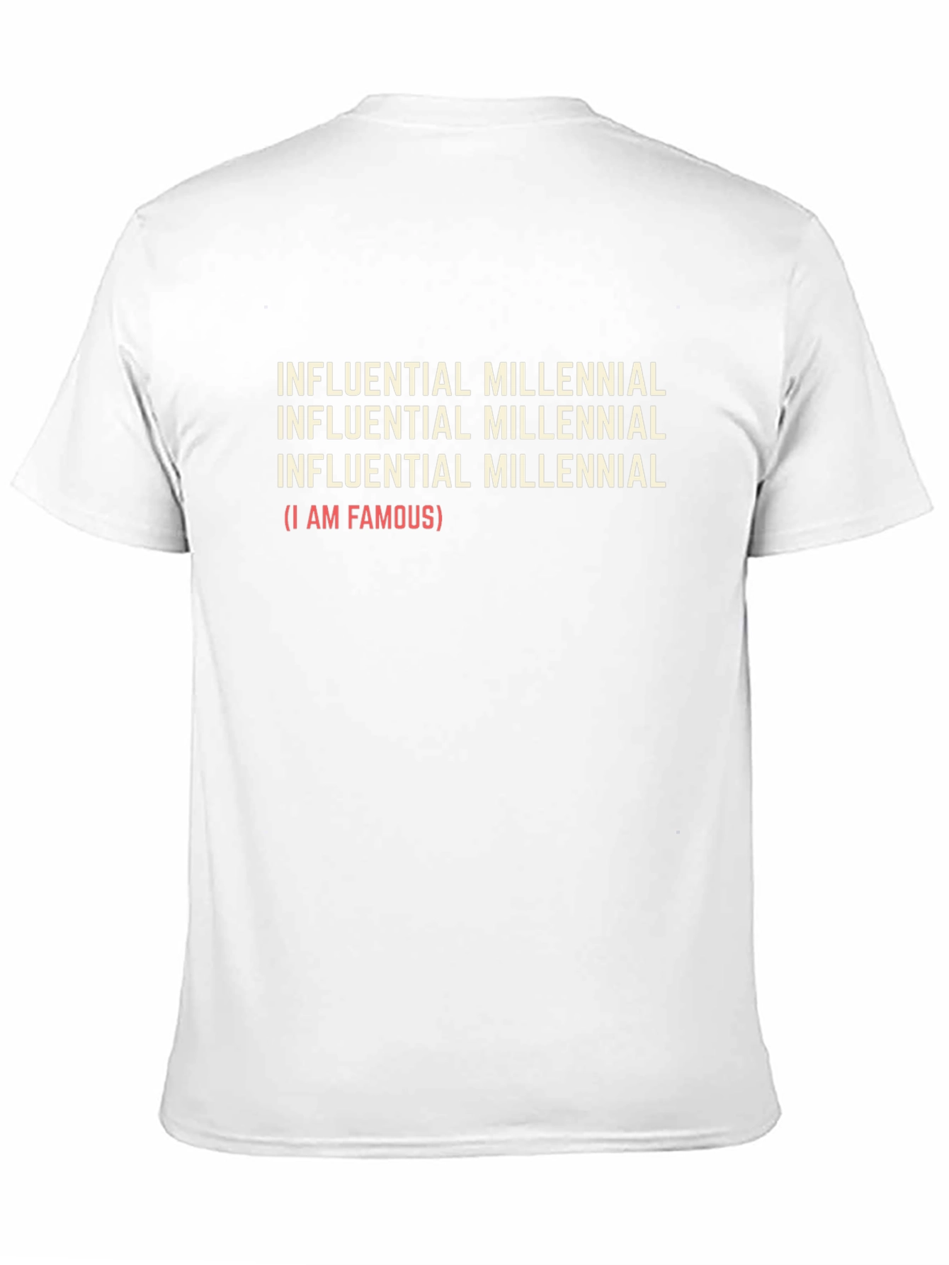 Influential Millennial Funny Graphic T-Shirt