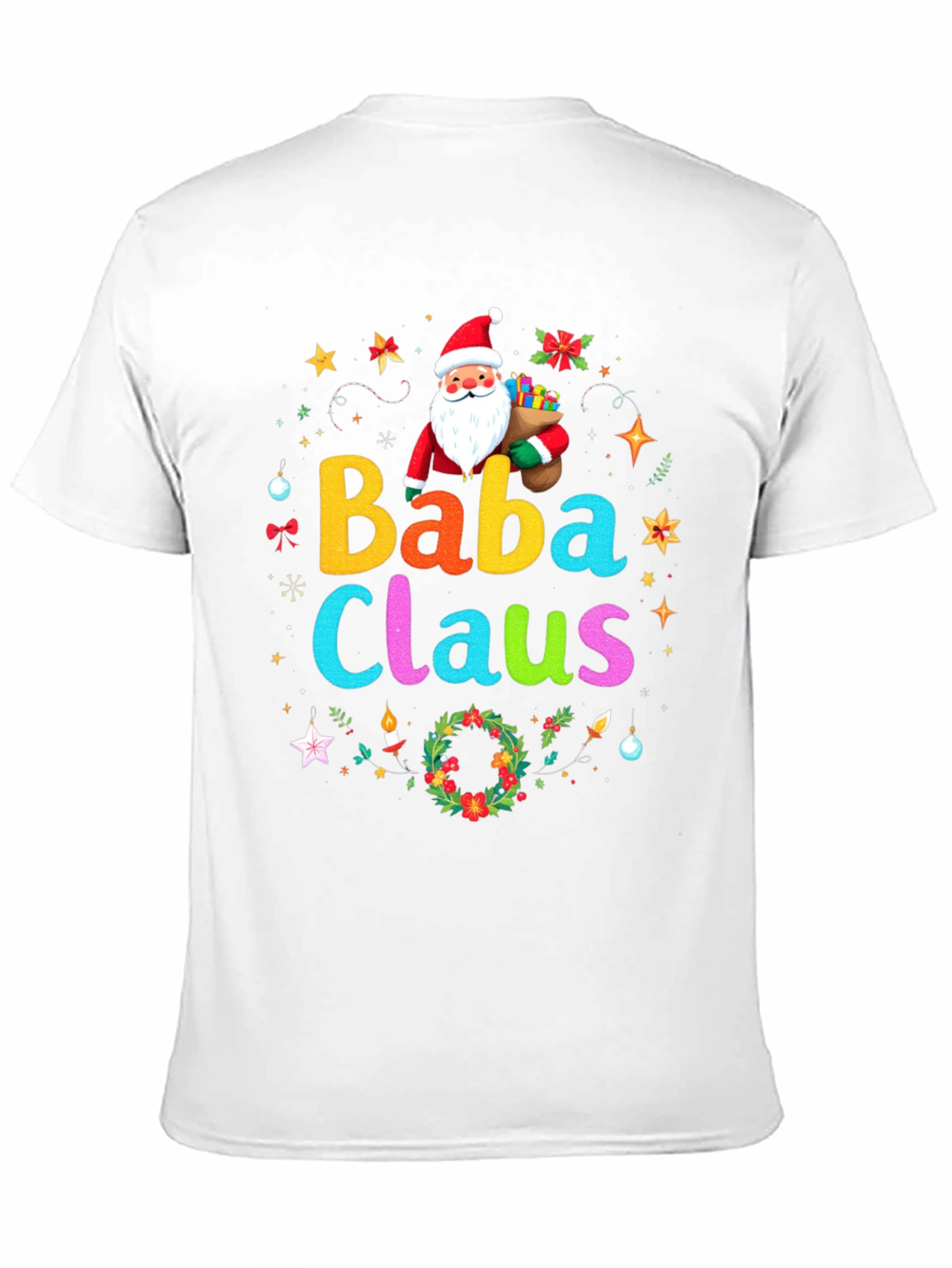 Baba Claus Christmas T-Shirt Holiday Festive