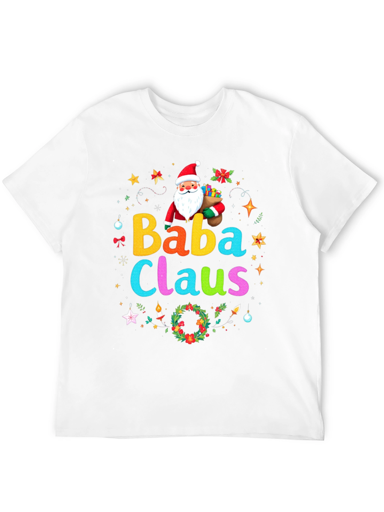 Baba Claus Christmas T-Shirt Holiday Festive