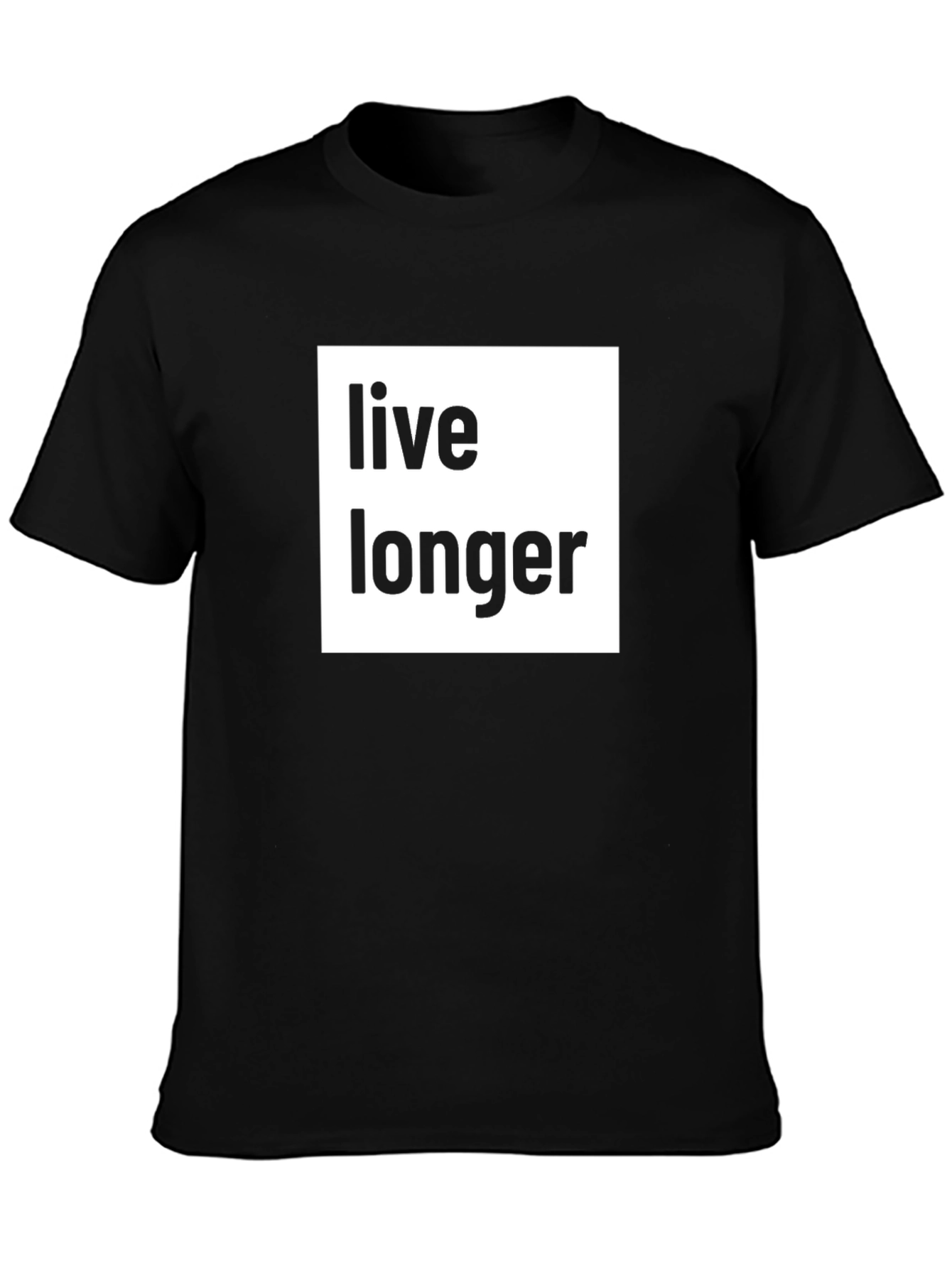 Live Longer Graphic Tee - Black