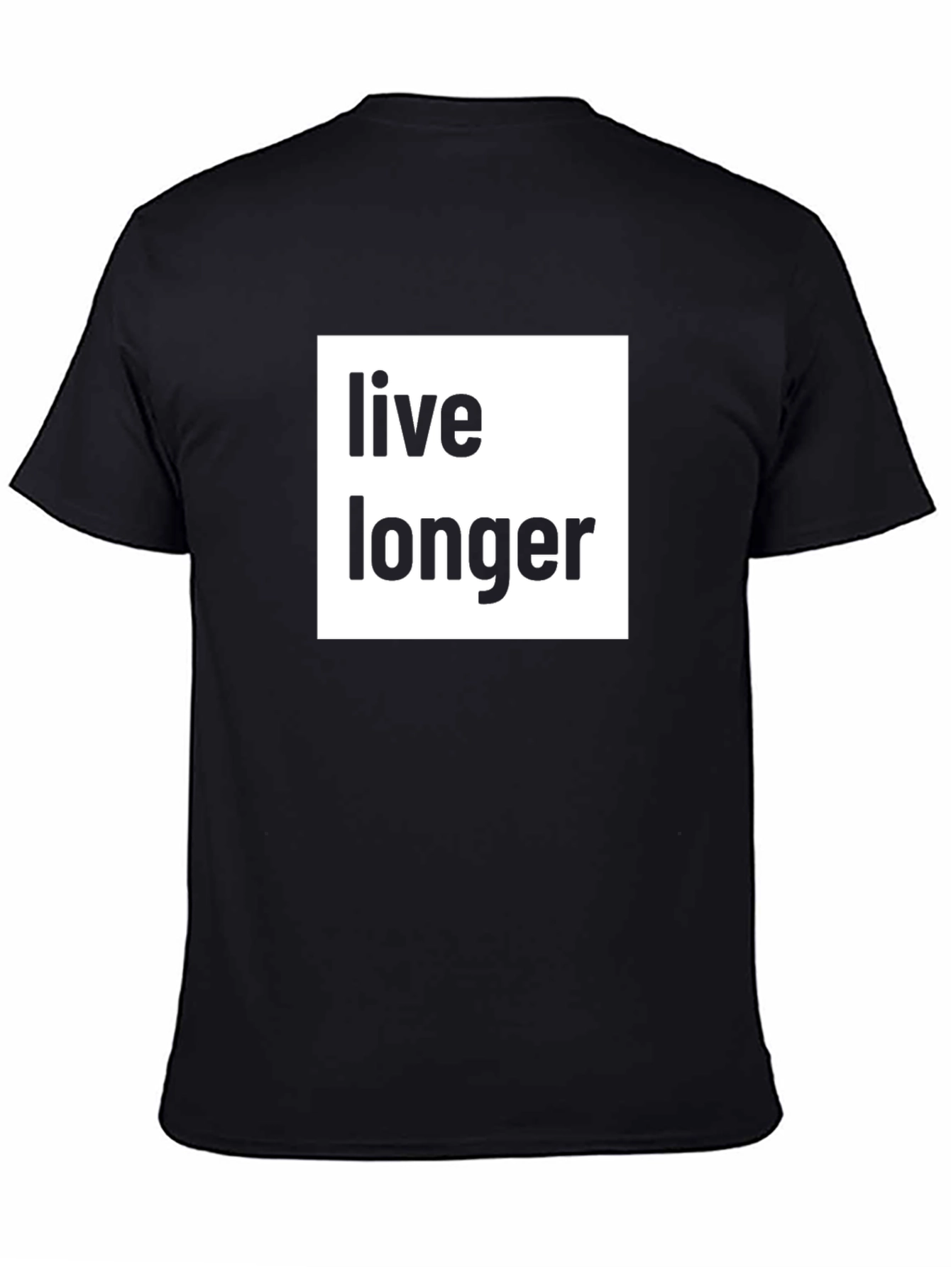 Live Longer Graphic Tee - Black