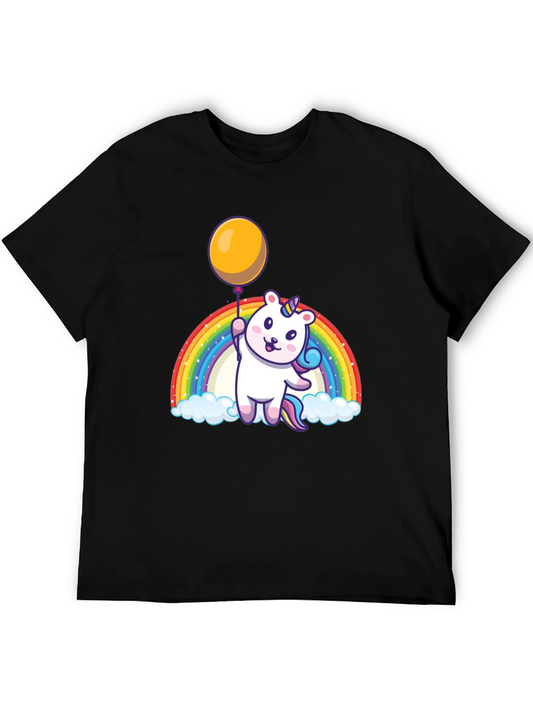 Rainbow Unicorn Balloon T-Shirt
