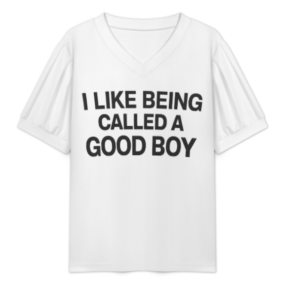 Good Boy Quote Graphic Tee, Bold Statement Shirt, Minimal Typography Top, Trendy Casual Streetwear Tee, Funny Aesthetic Graphic Shirt(z598)