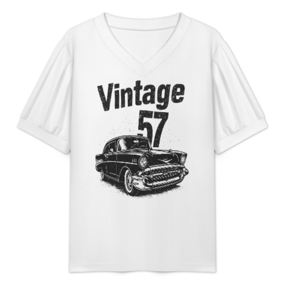 Vintage 57 Classic Car Graphic Tee, Retro Muscle Car Shirt, Old School Automobile T-Shirt, Classic American Car Enthusiast Top, Vintage Streetwear Tee(z600)