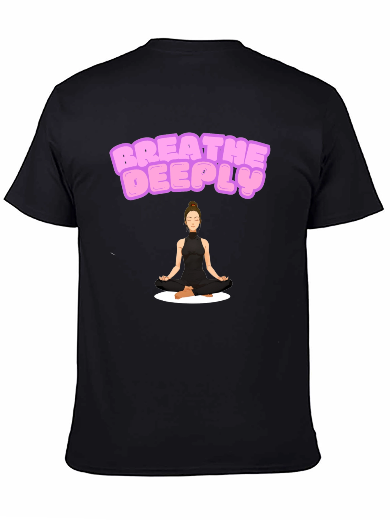Breathe Deeply Yoga Meditation T-Shirt