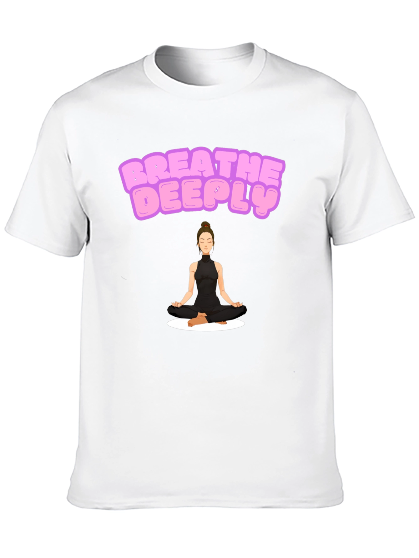Breathe Deeply Yoga Meditation T-Shirt
