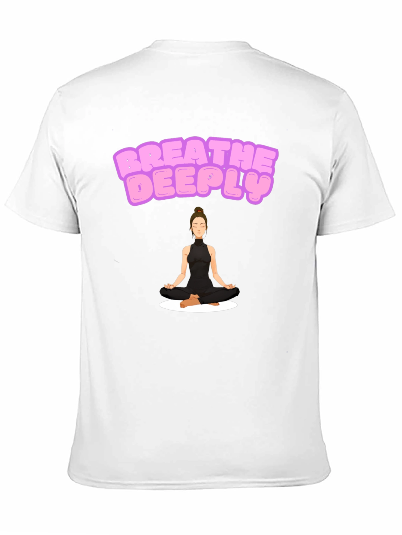 Breathe Deeply Yoga Meditation T-Shirt