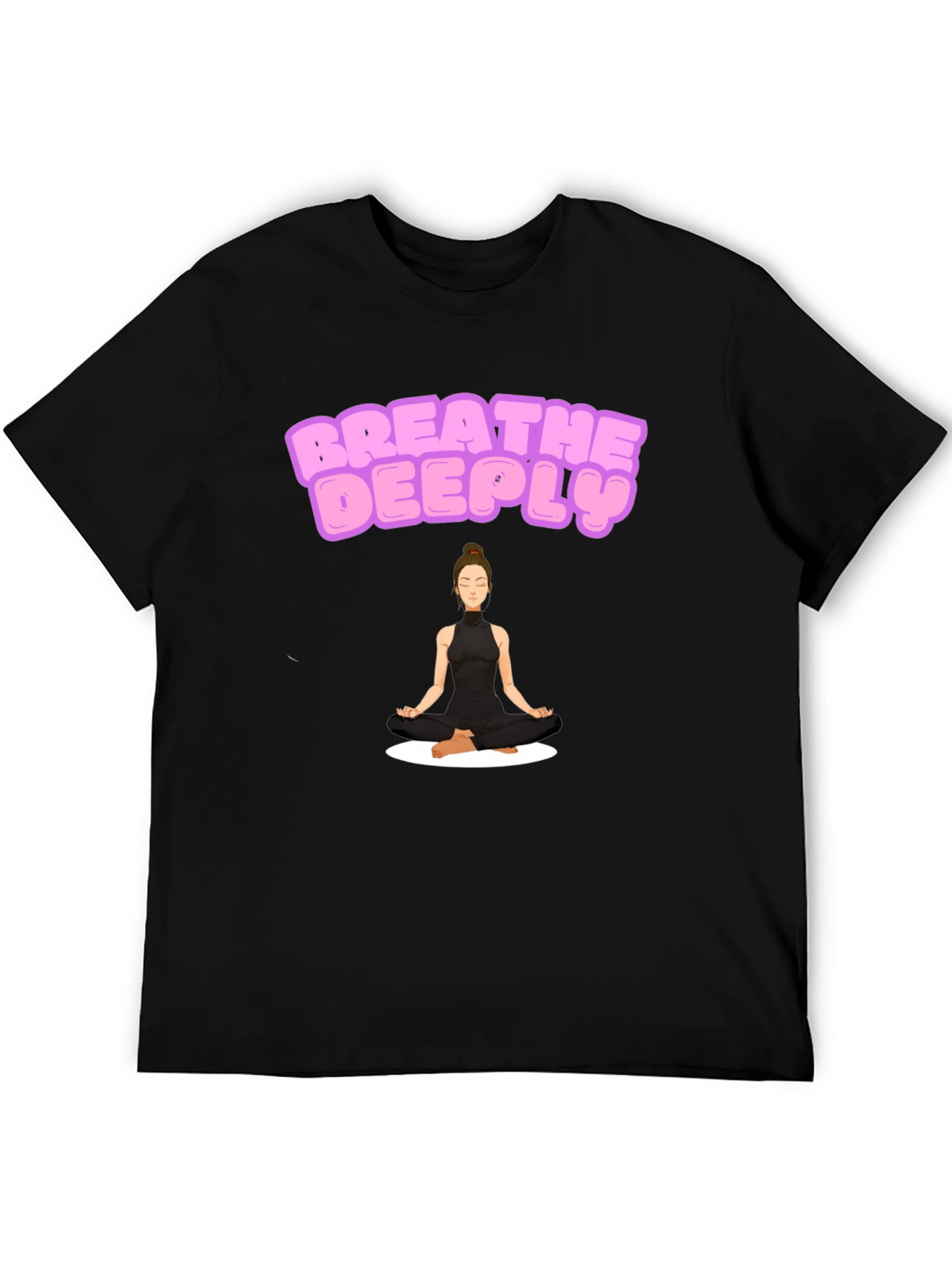 Breathe Deeply Yoga Meditation T-Shirt