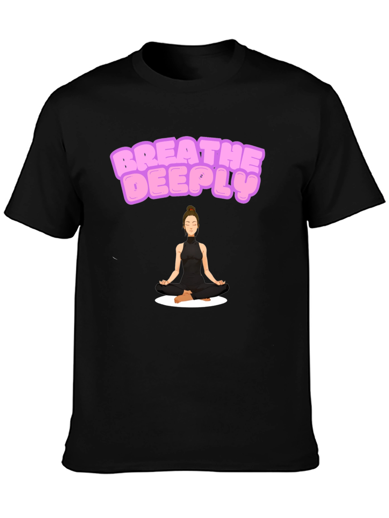 Breathe Deeply Yoga Meditation T-Shirt