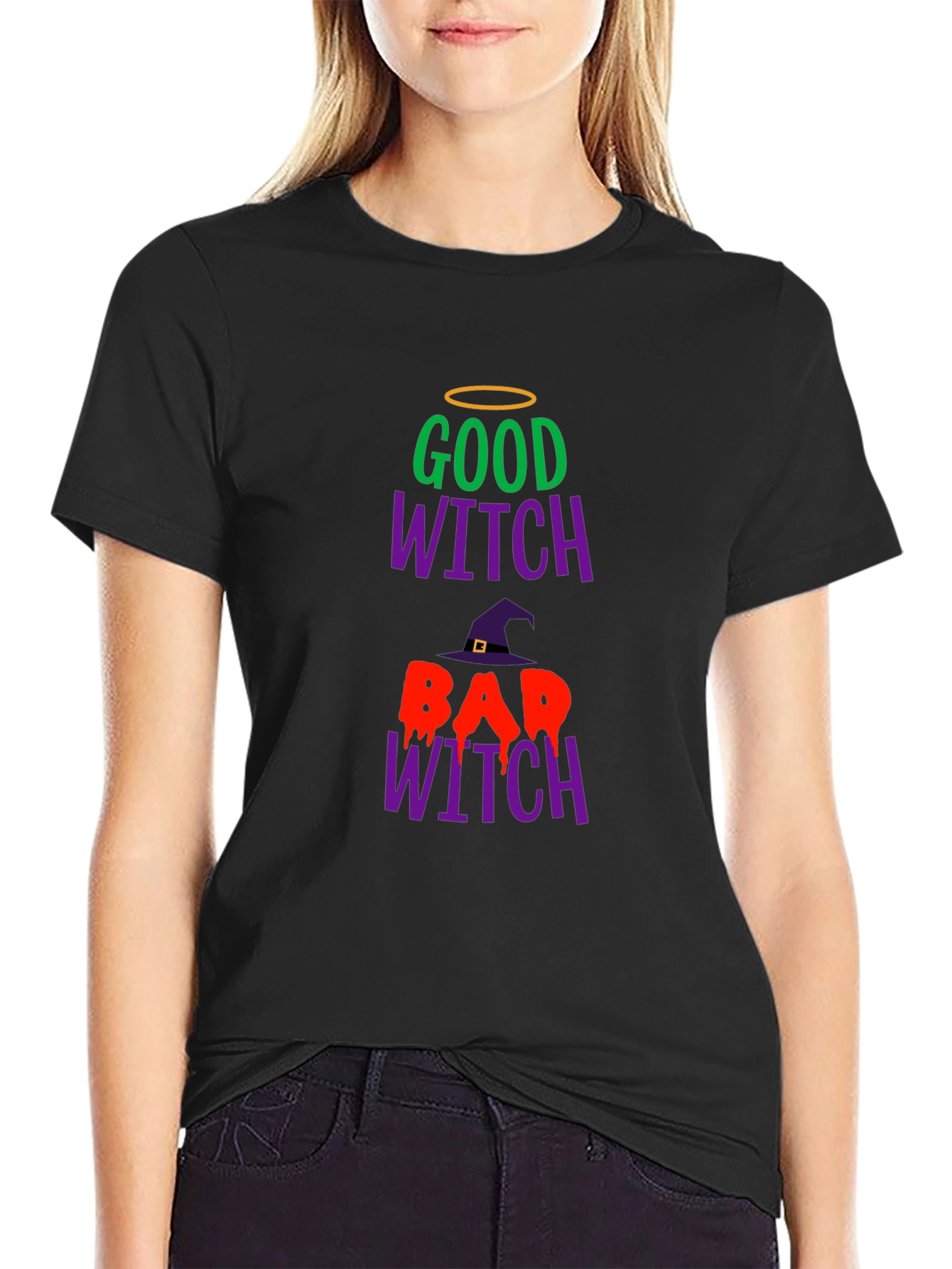 Good Witch Bad Witch Halloween T-Shirt