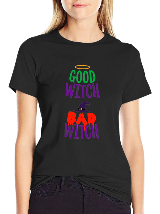 Good Witch Bad Witch Halloween T-Shirt