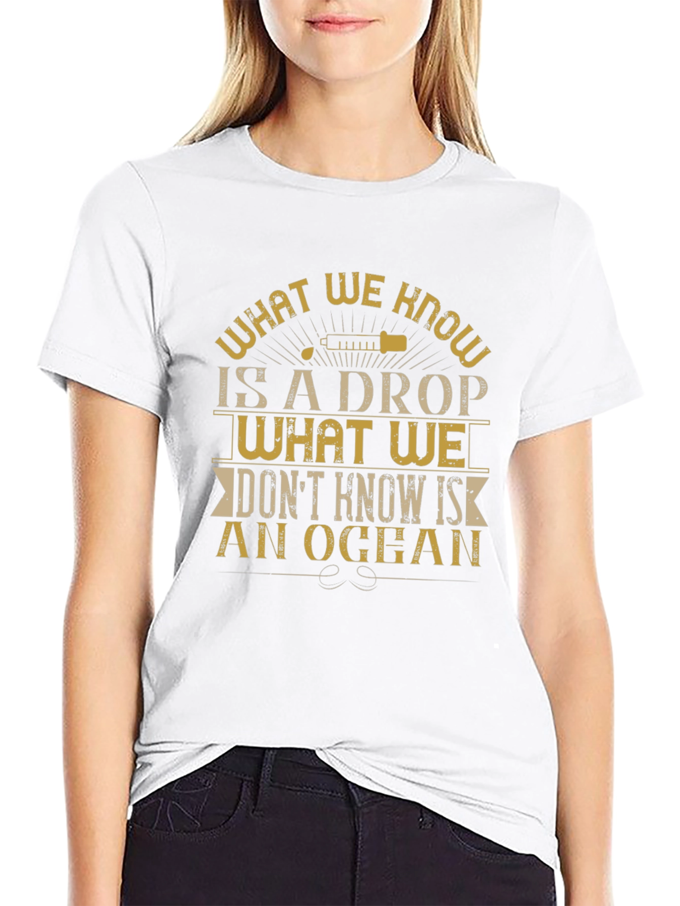 Knowledge Drop Ocean T-Shirt