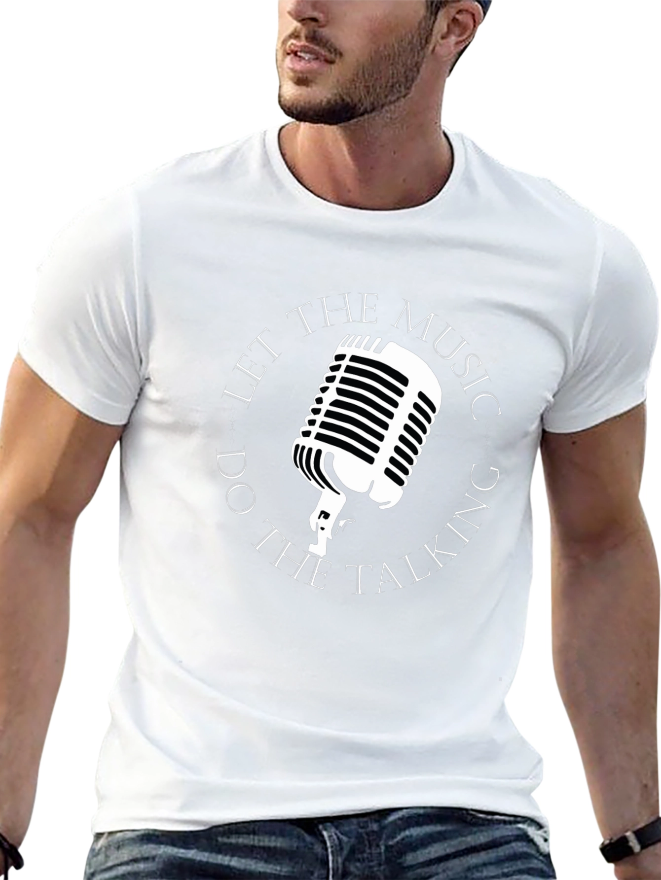 Music T-Shirt - Let the Music Do the Talking