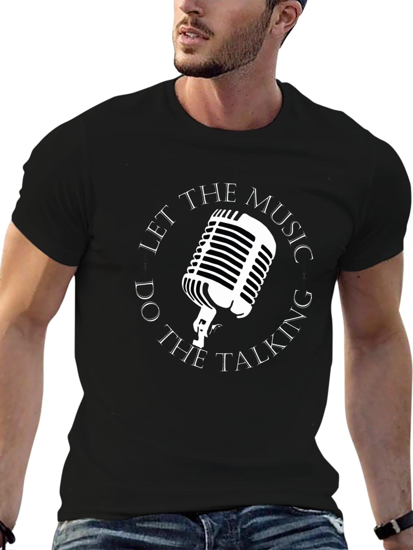 Music T-Shirt - Let the Music Do the Talking