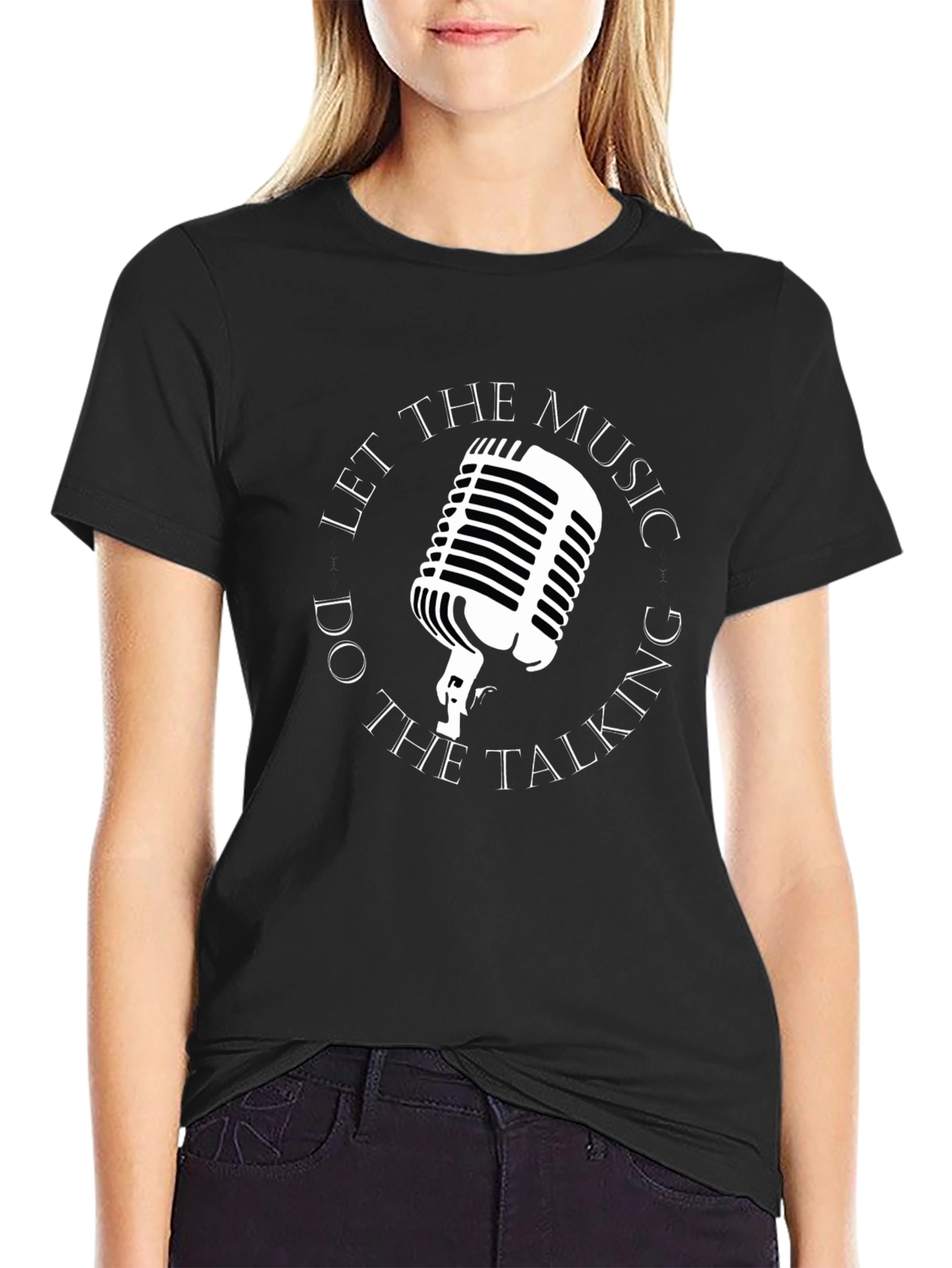 Music T-Shirt - Let the Music Do the Talking