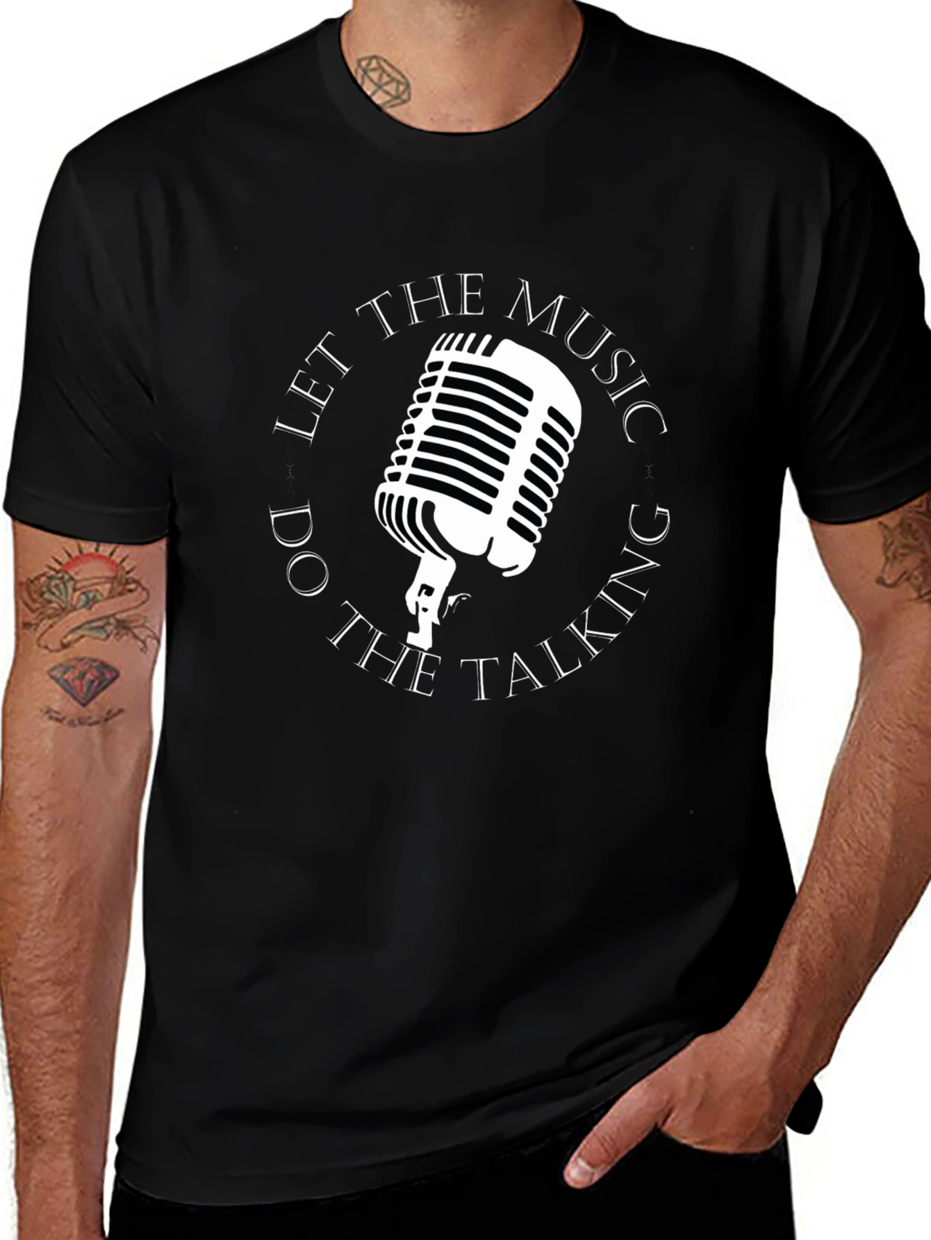 Music T-Shirt - Let the Music Do the Talking