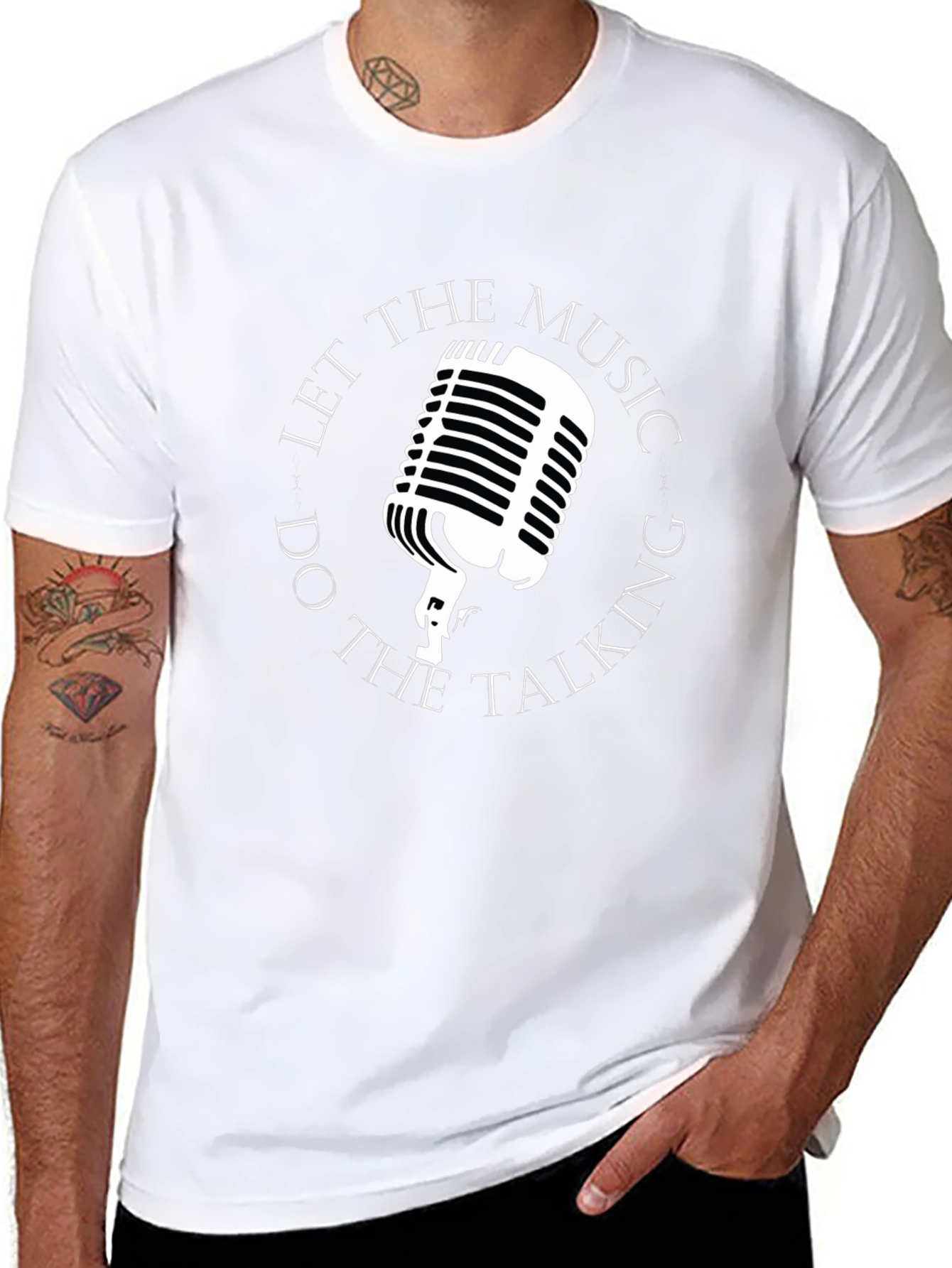 Music T-Shirt - Let the Music Do the Talking