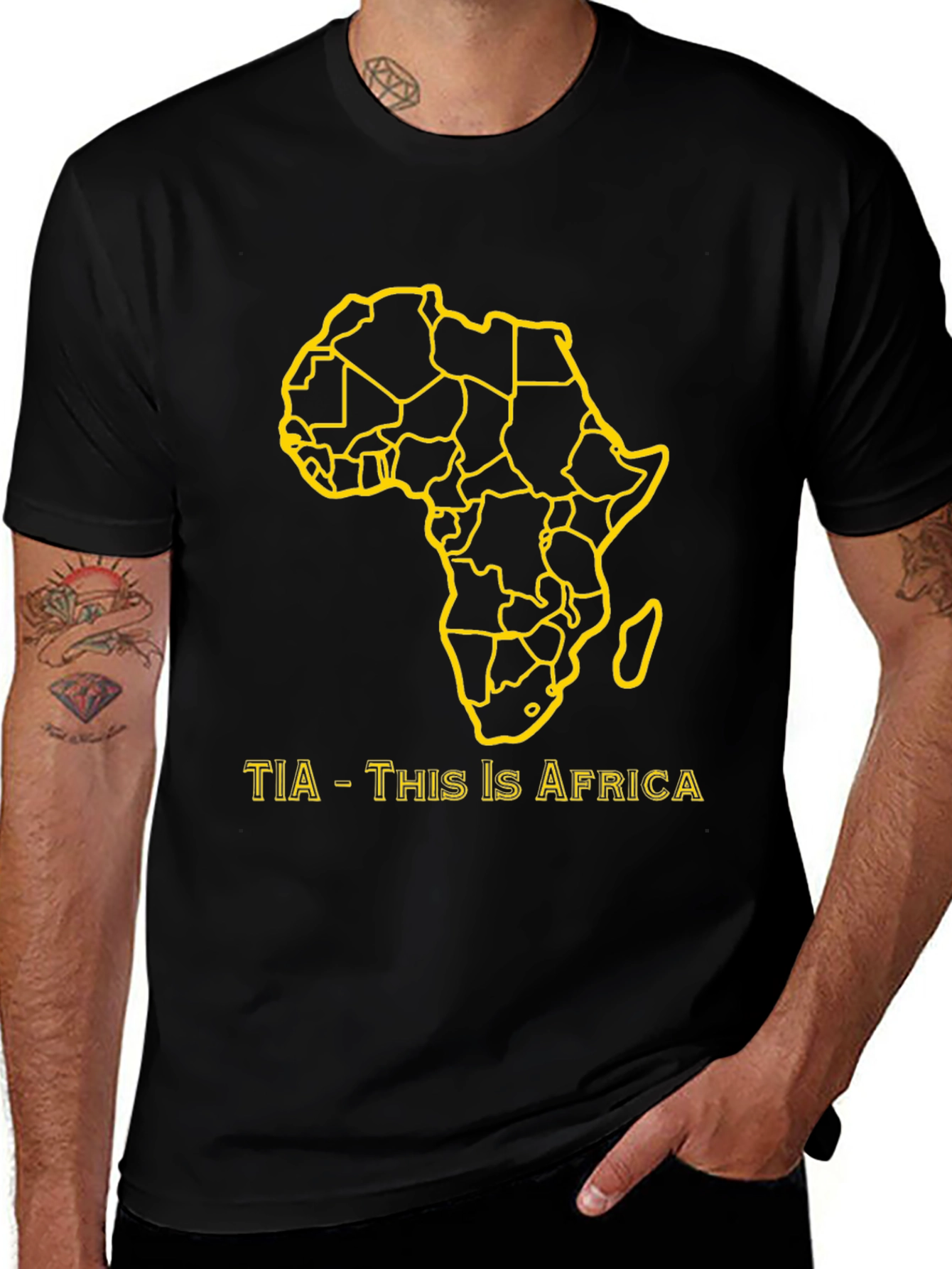 Africa Map T-Shirt - TIA This Is Africa
