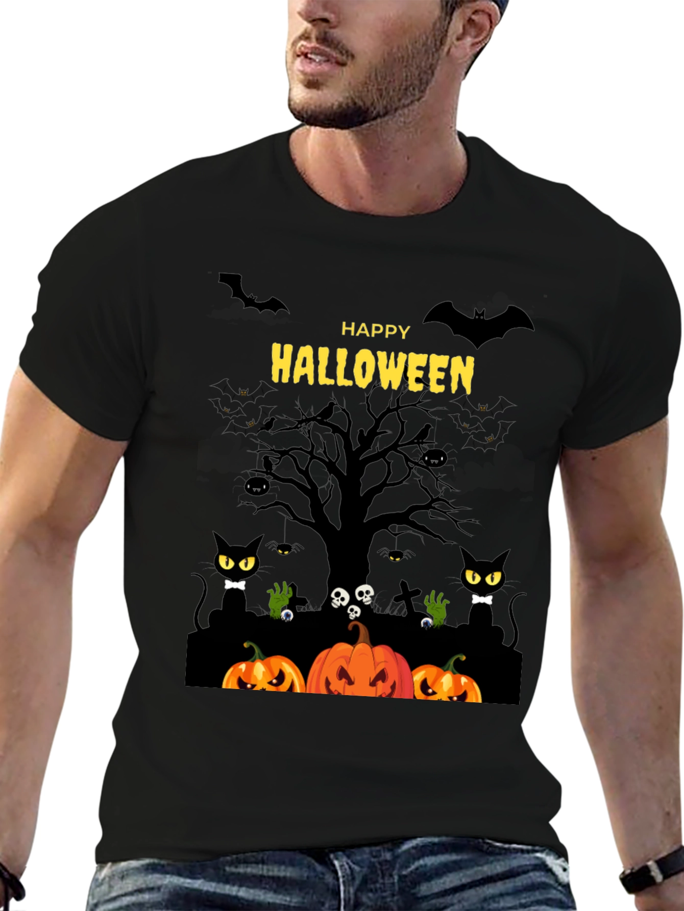Halloween Graphic T-Shirt - Spooky Season Tee