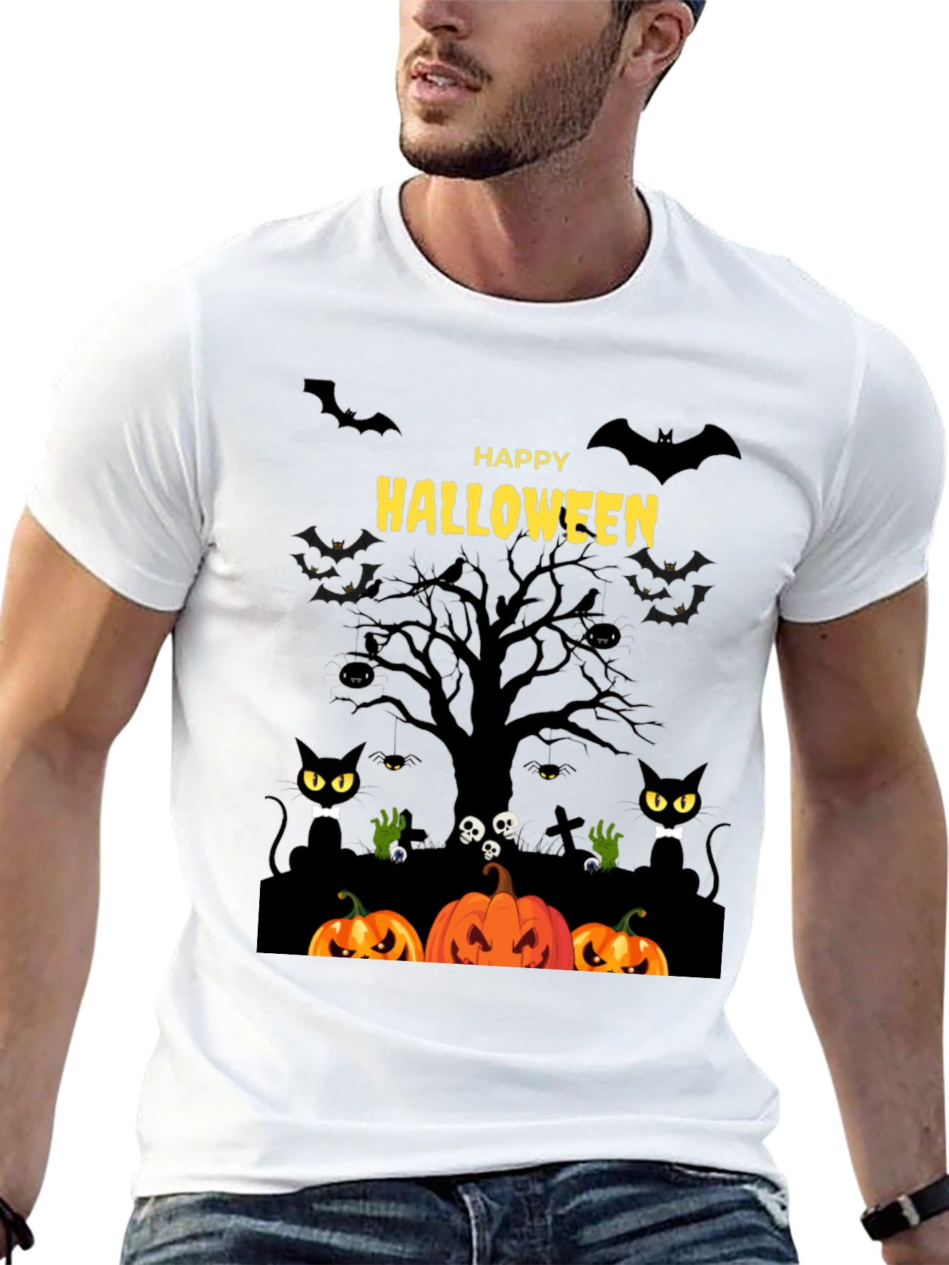 Halloween Graphic T-Shirt - Spooky Season Tee