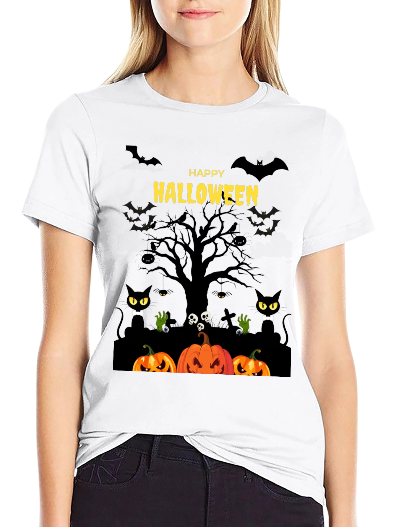 Halloween Graphic T-Shirt - Spooky Season Tee