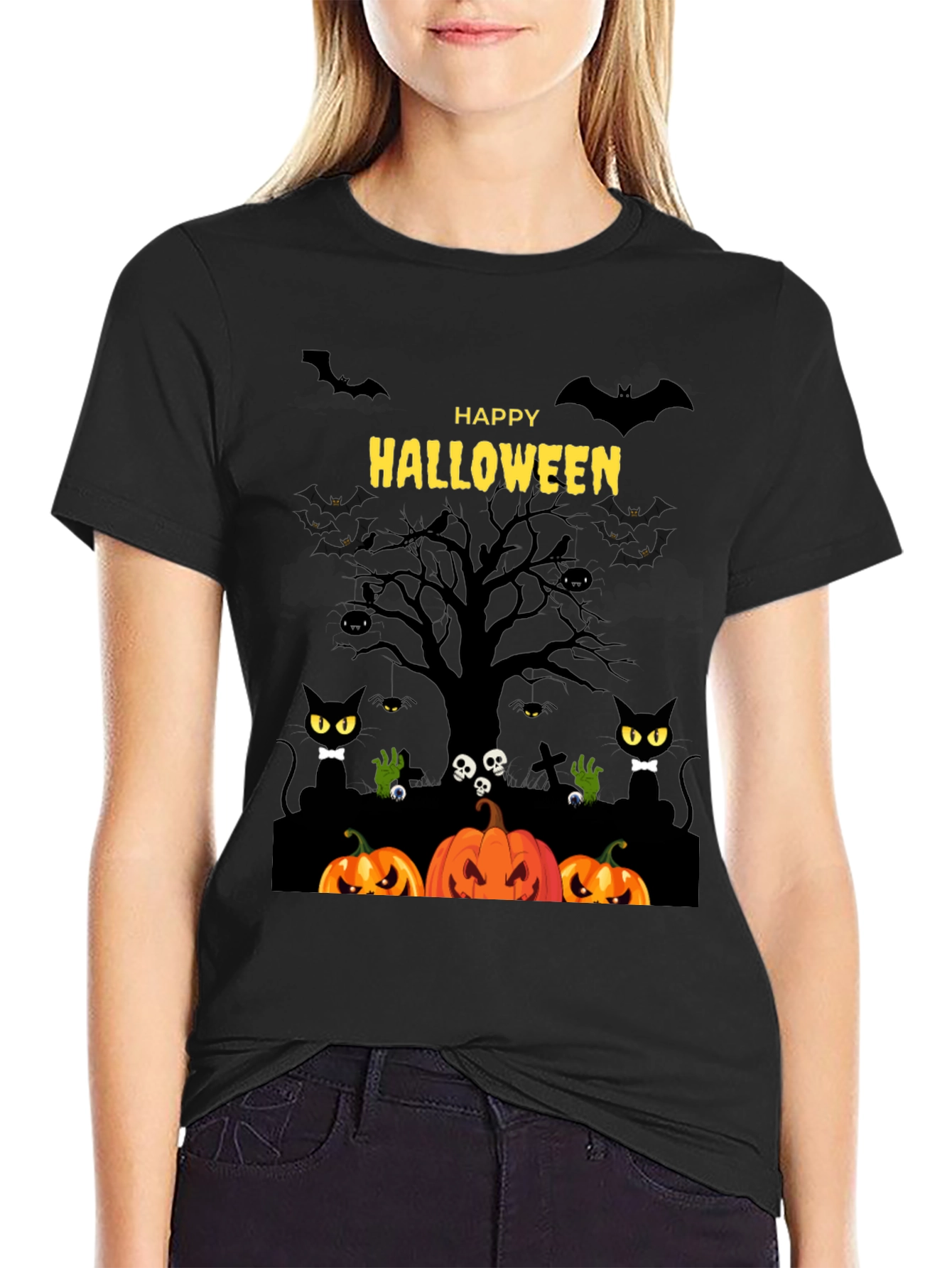 Halloween Graphic T-Shirt - Spooky Season Tee