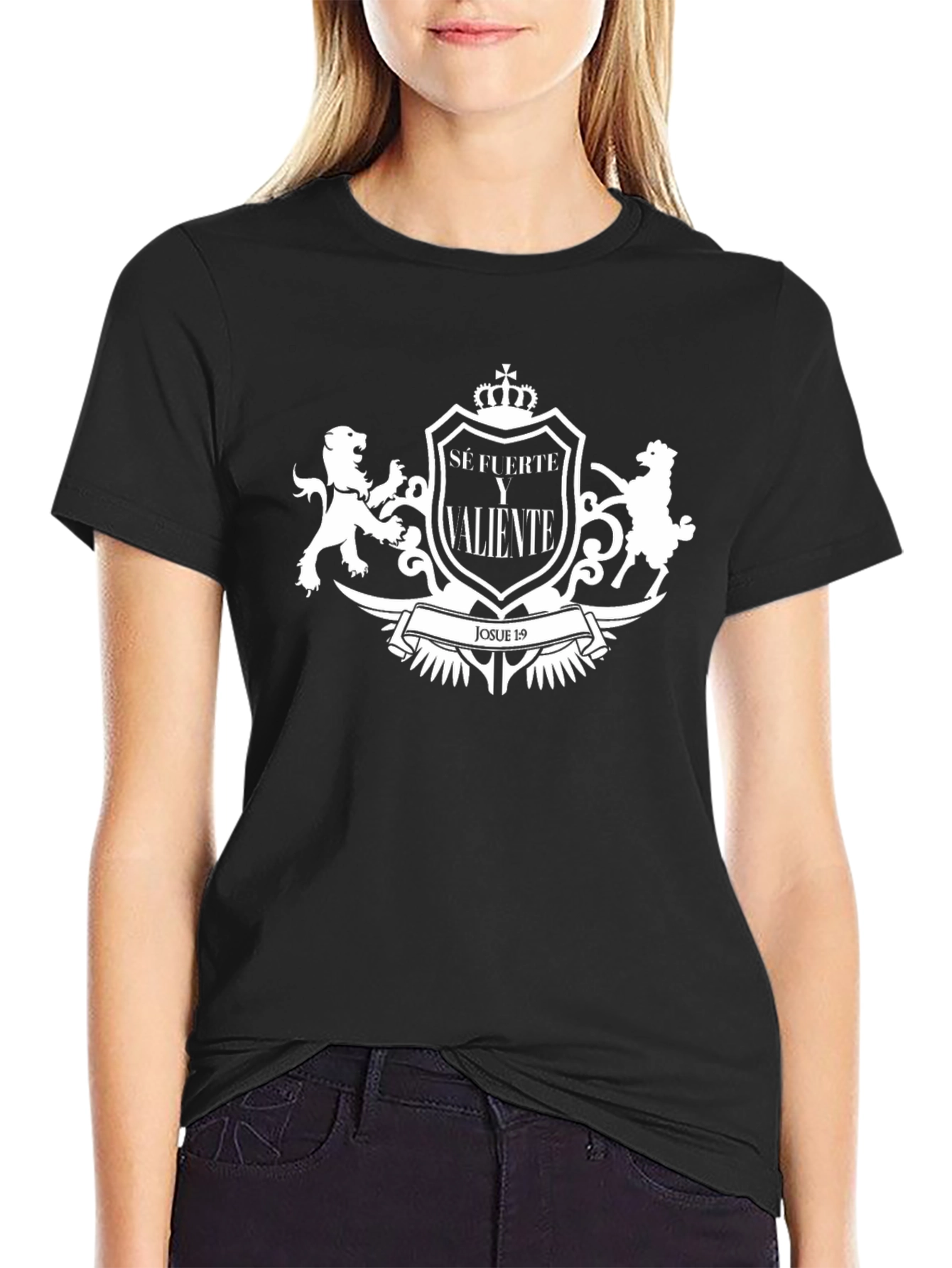 Be Strong & Courageous Tee - Christian Graphic T-Shirt