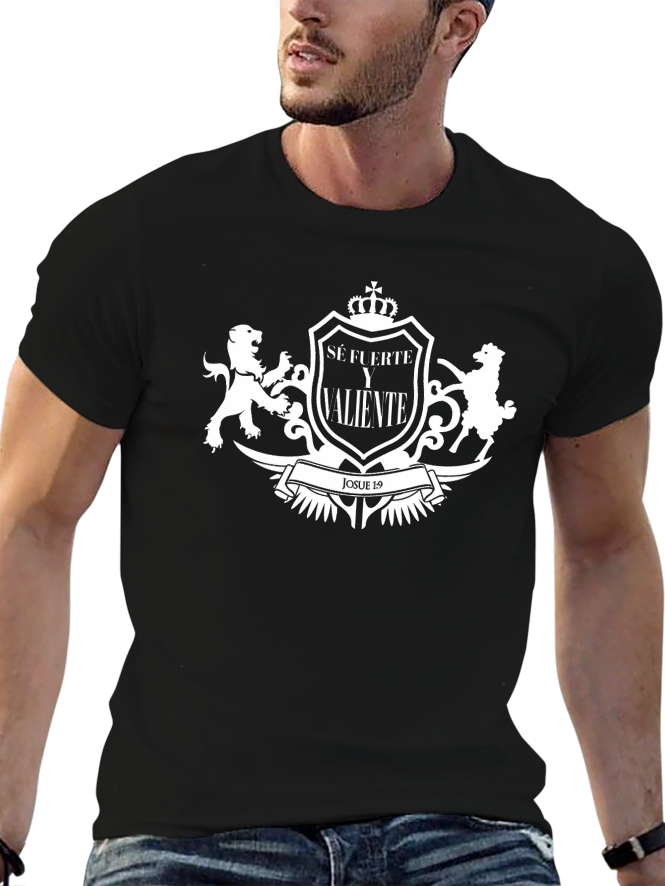 Be Strong & Courageous Tee - Christian Graphic T-Shirt