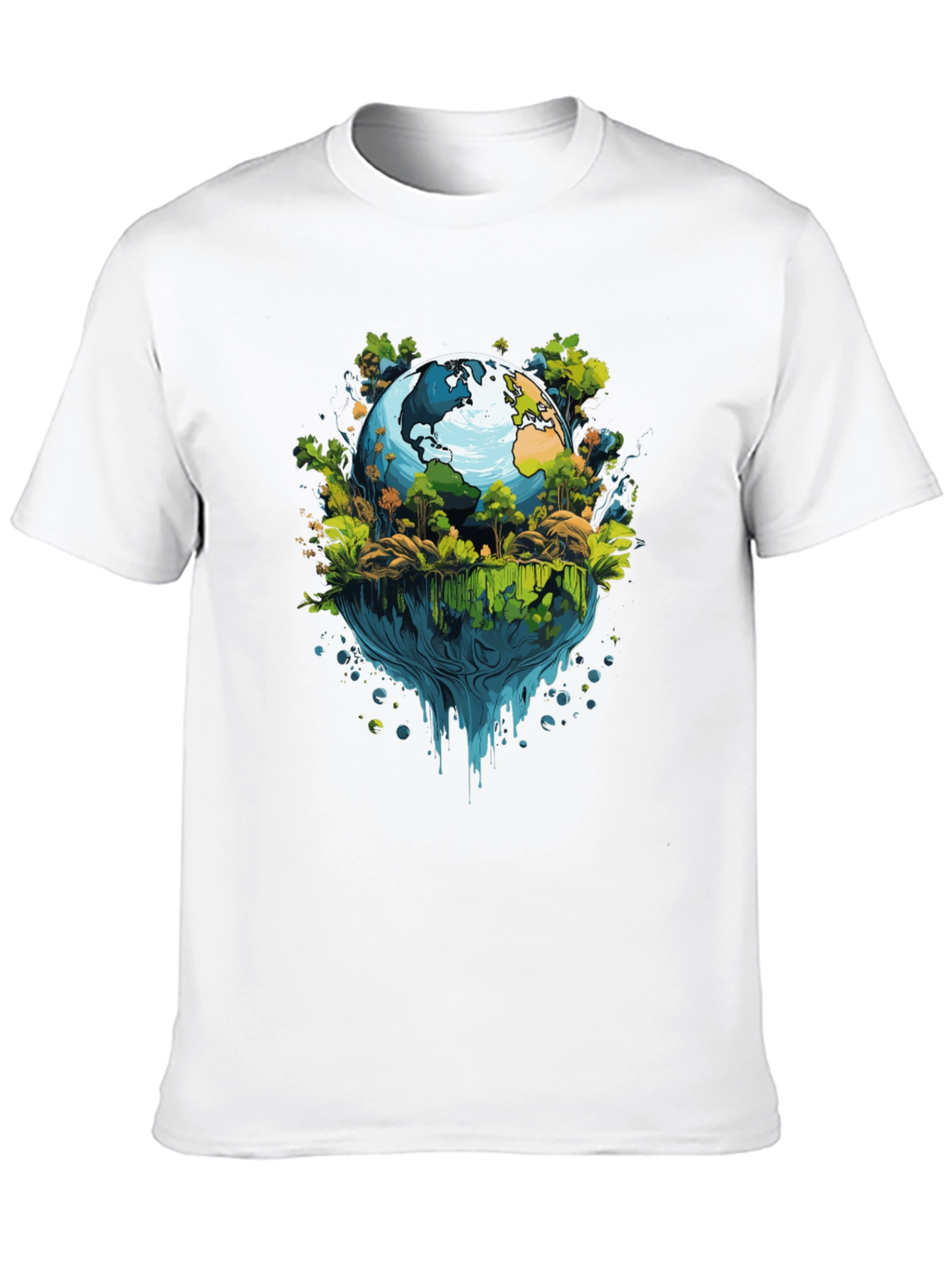 Earth Graphic Tee - Save the Planet Style!
