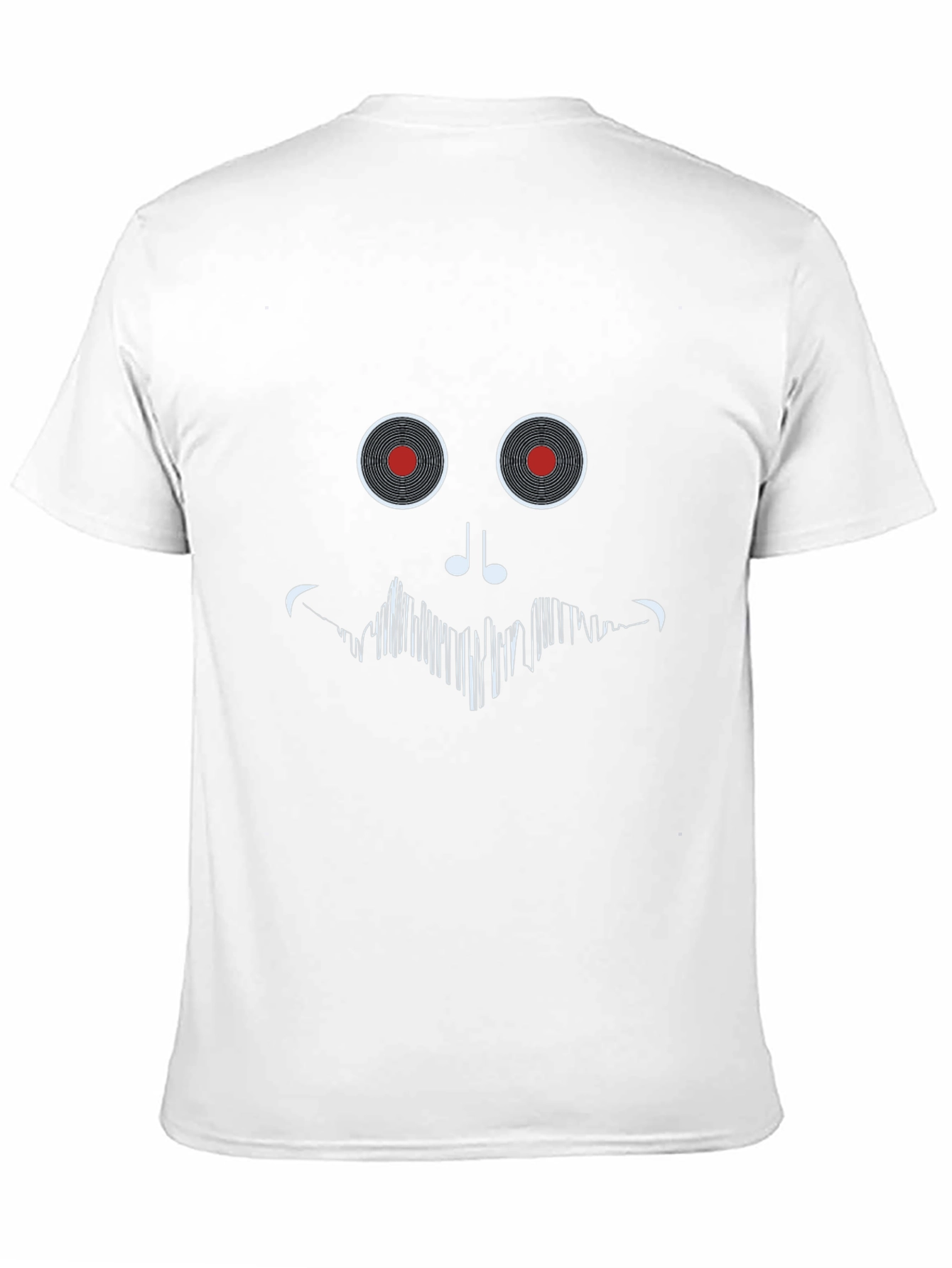Vinyl Record Face Black T-Shirt