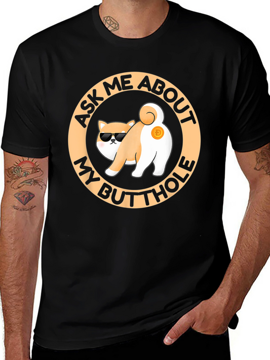 Funny Doge Crypto Butt T-Shirt