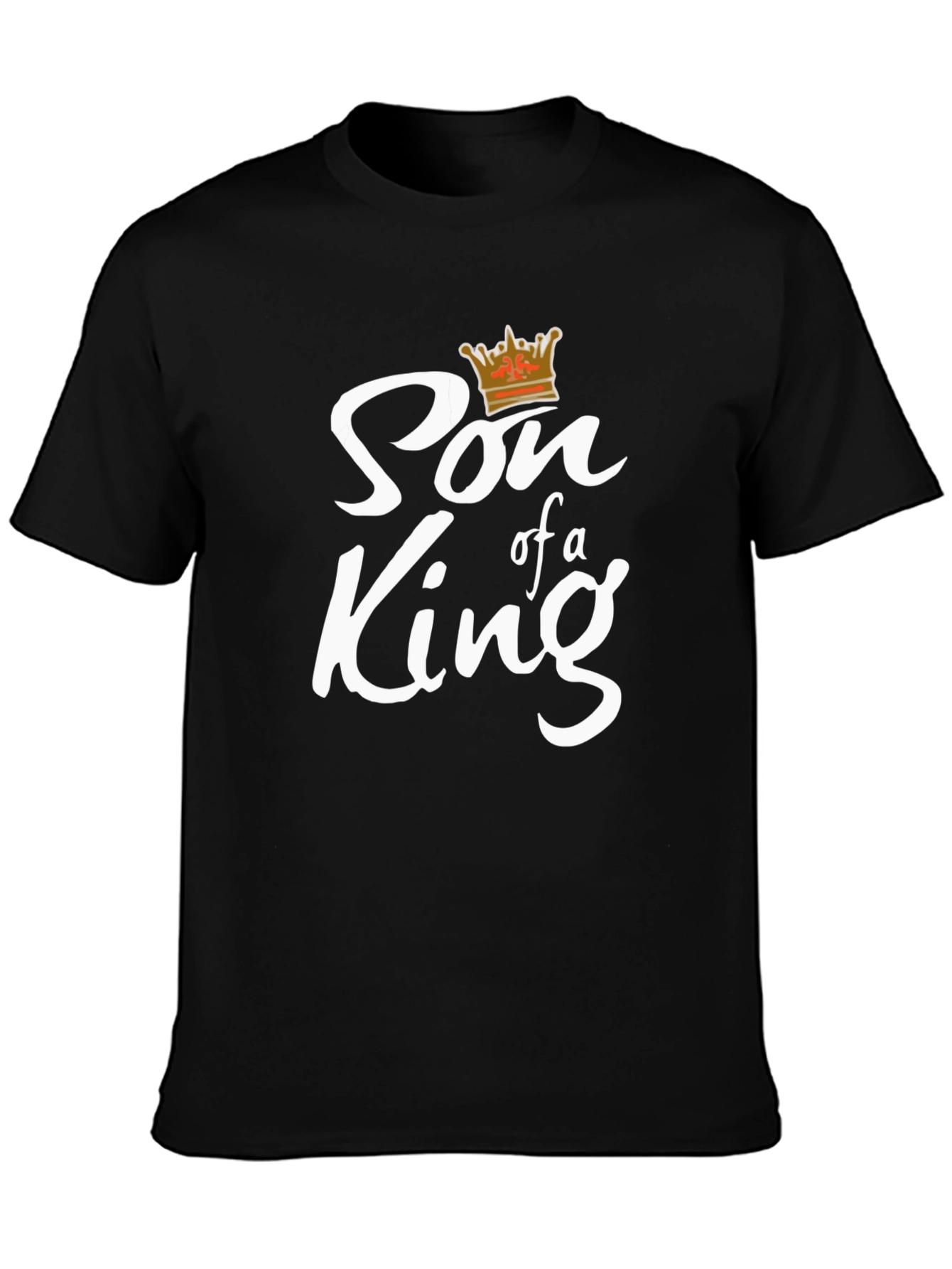 Son of a King Black Graphic Tee