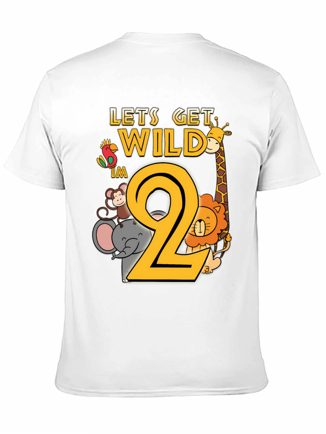 Lets Get Wild Im 2nd Birthday T-Shirt