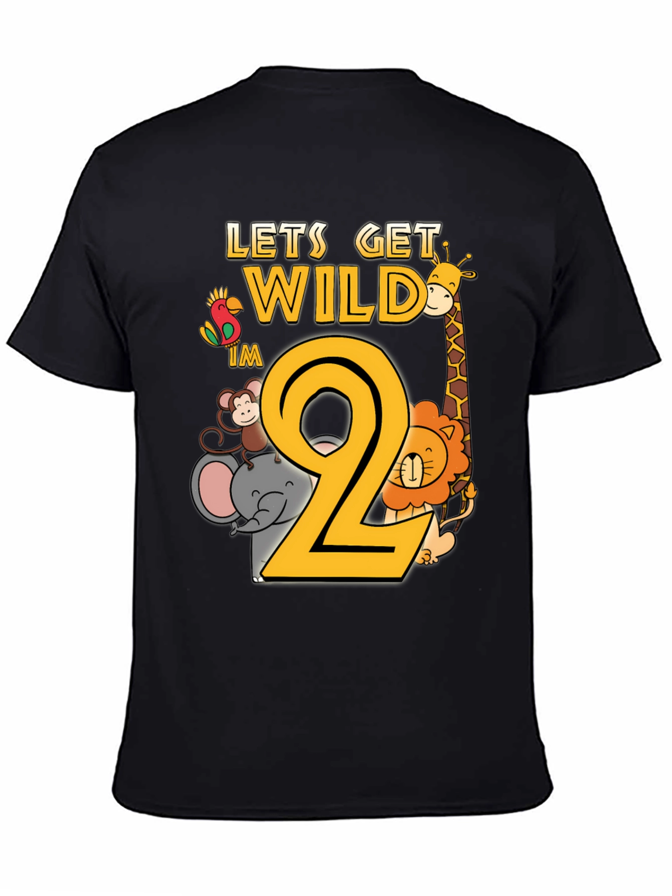 Lets Get Wild Im 2nd Birthday T-Shirt