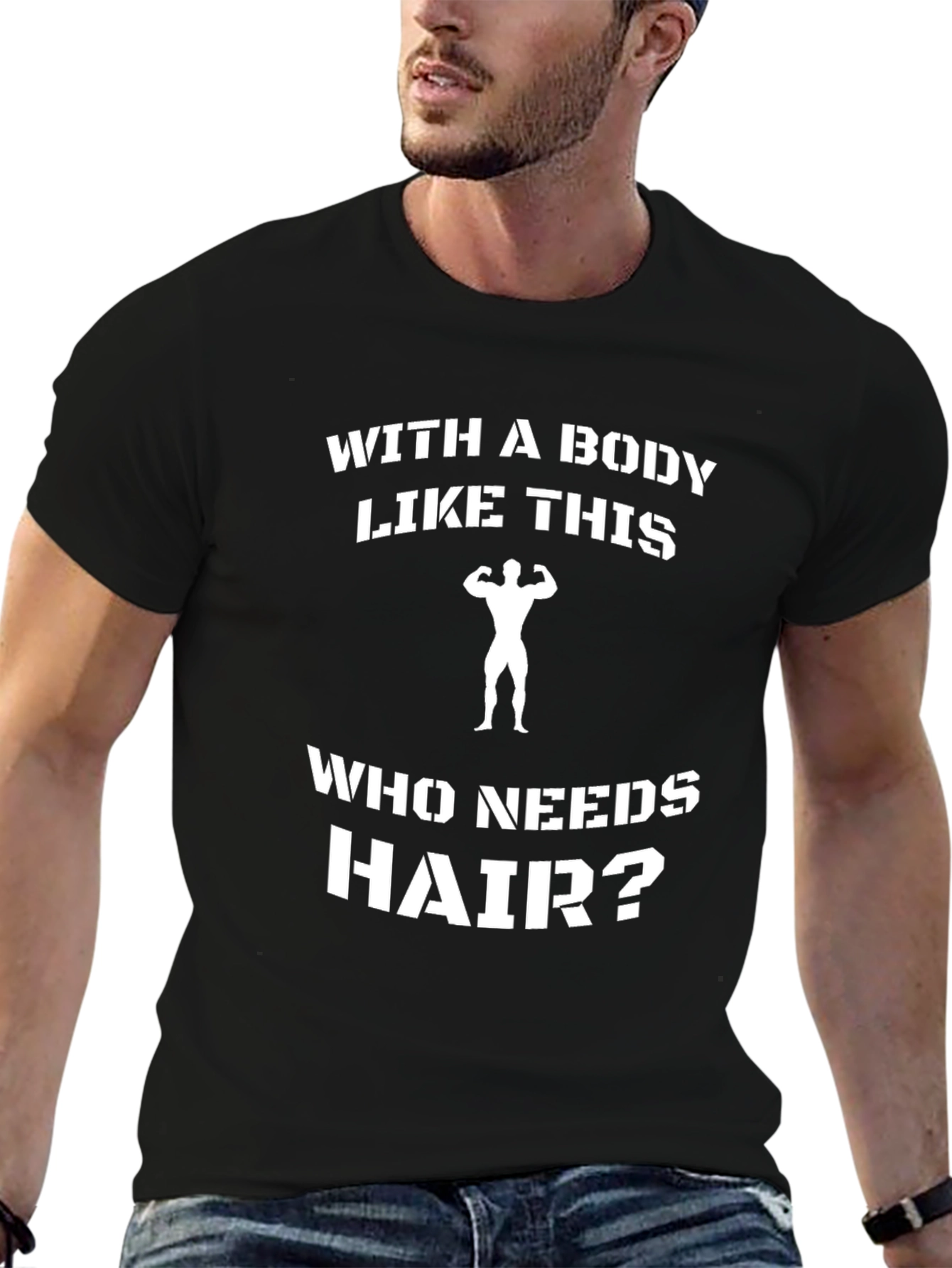 Funny Baldness Gym Workout T-Shirt