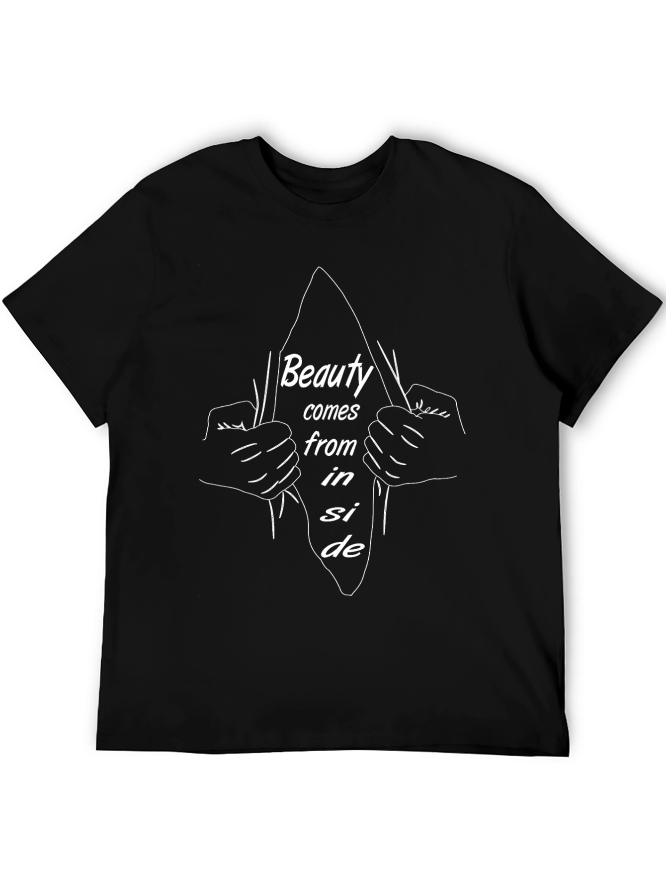 Beauty Inside T-Shirt - Stylish Graphic Tee