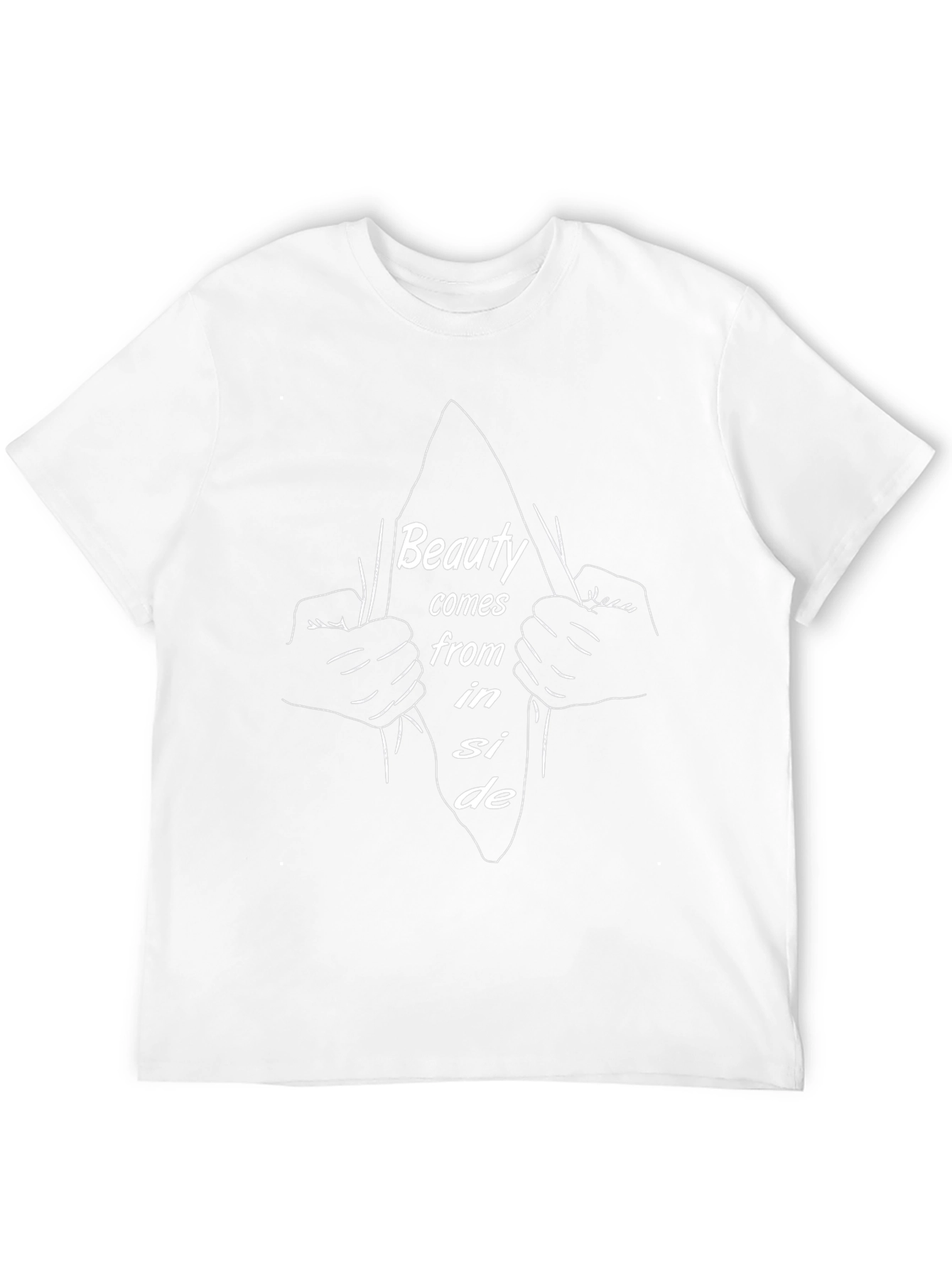 Beauty Inside T-Shirt - Stylish Graphic Tee