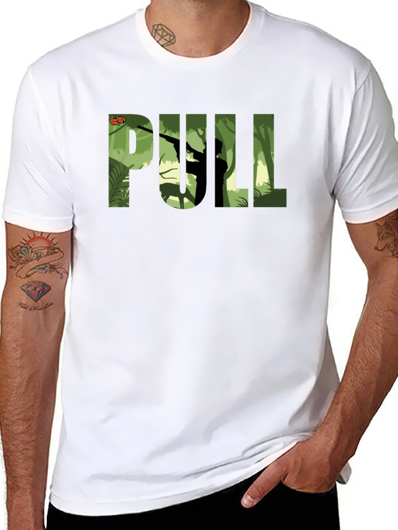 Pull Jungle Graphic T-Shirt
