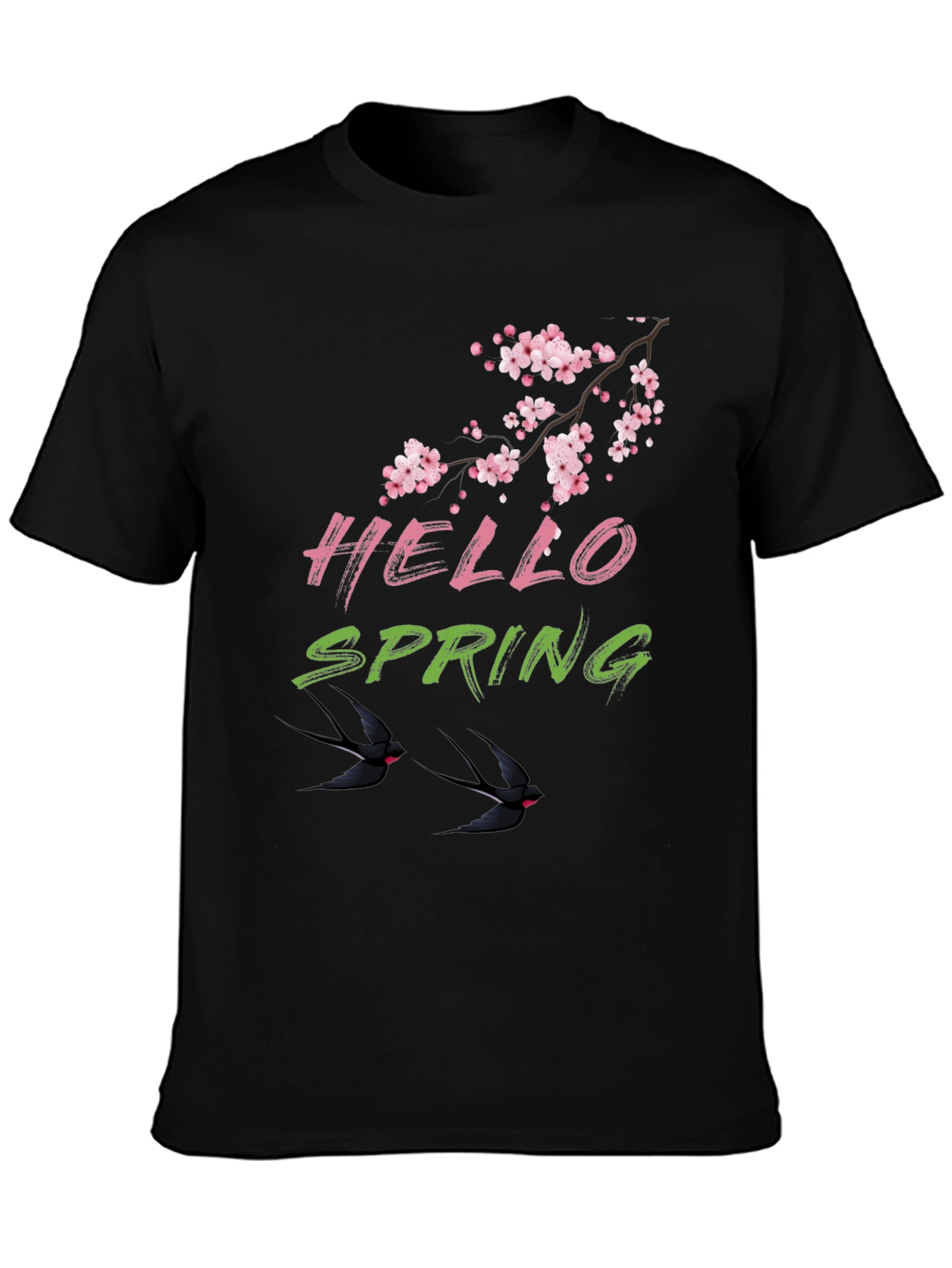 Hello Spring Graphic Tee - Nature Lover Shirt