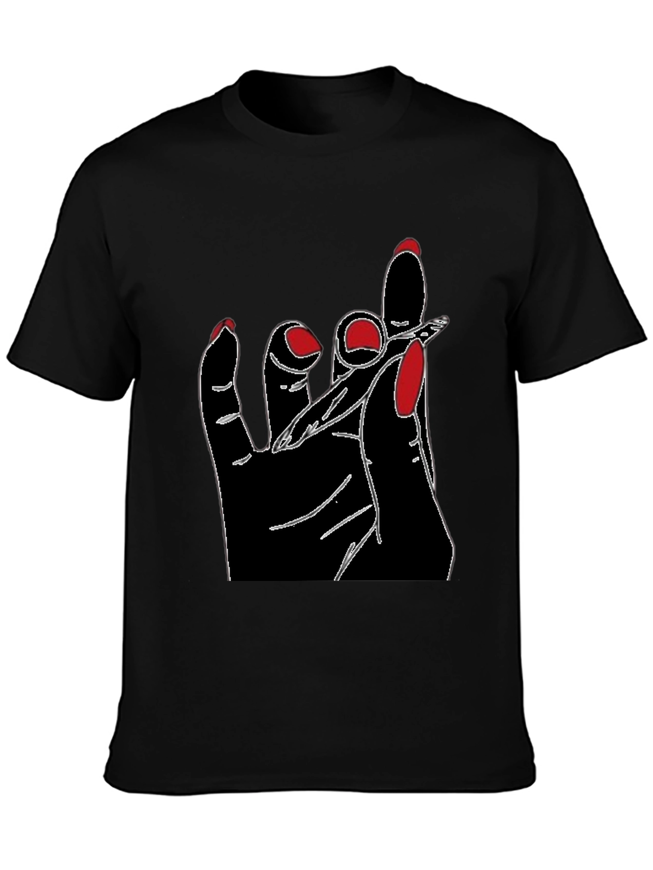 Hand Holding Joint Graphic T-Shirt