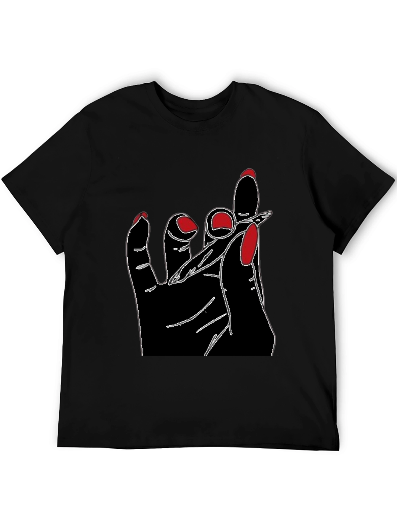 Hand Holding Joint Graphic T-Shirt