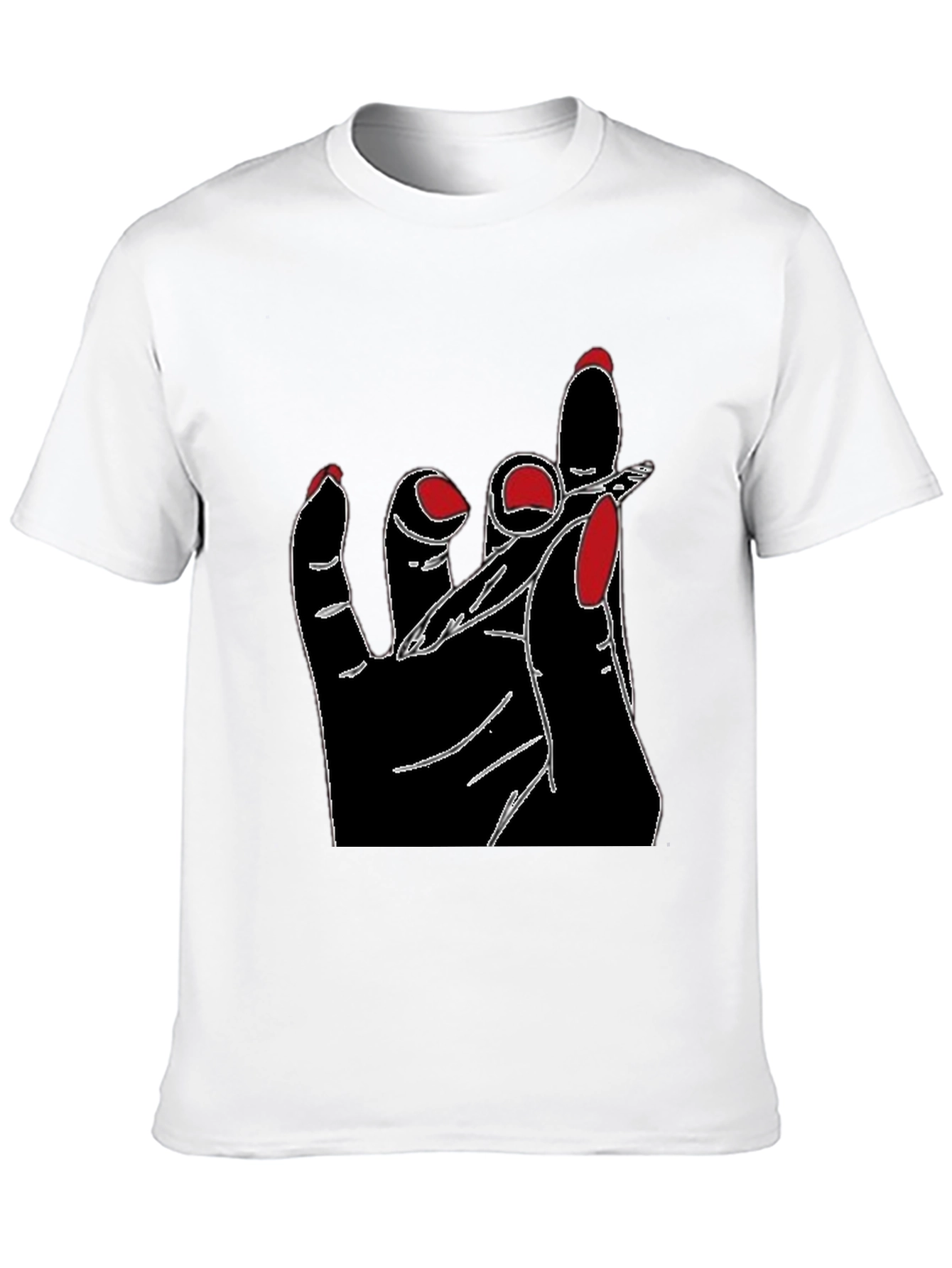 Hand Holding Joint Graphic T-Shirt
