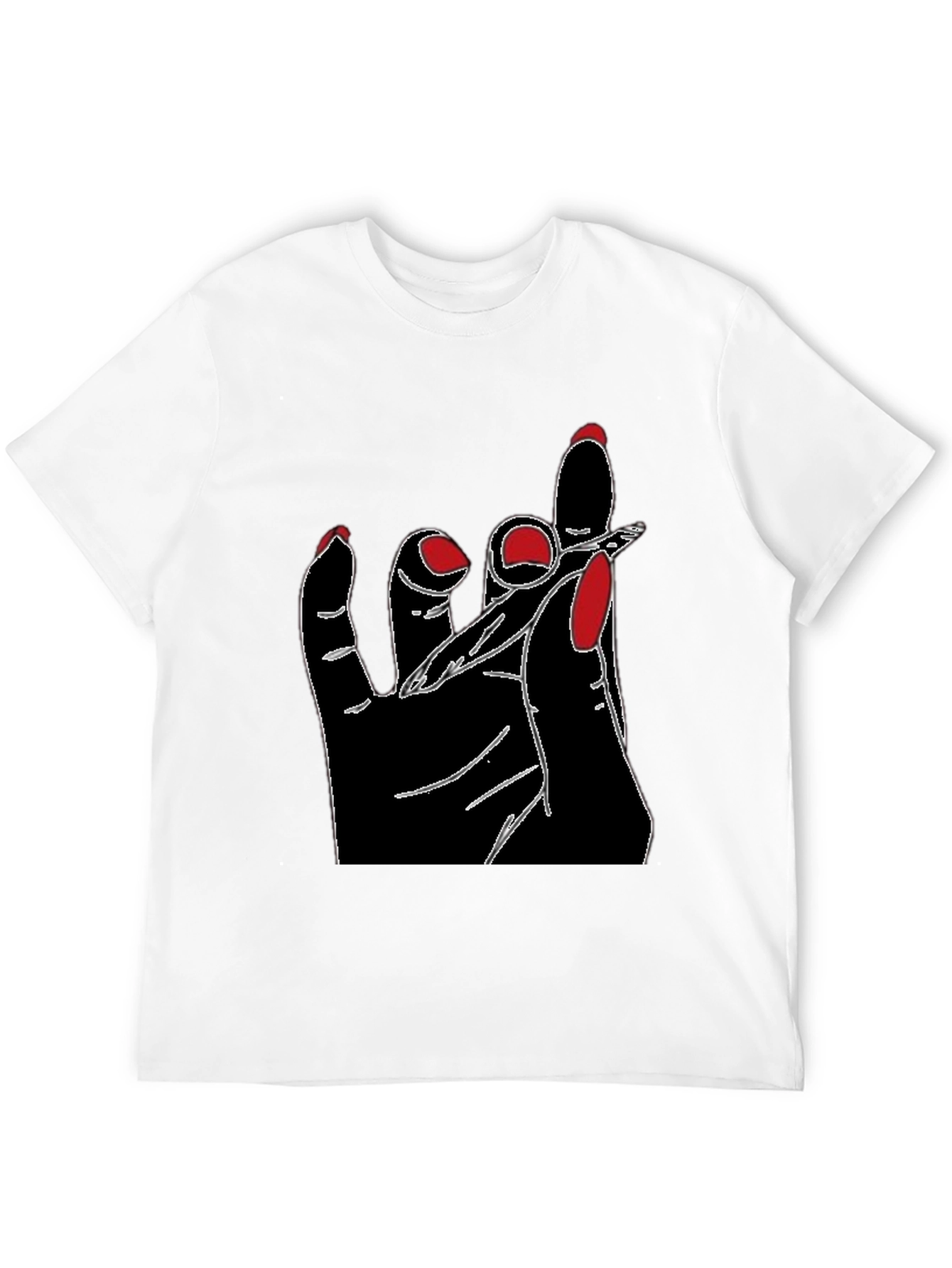 Hand Holding Joint Graphic T-Shirt