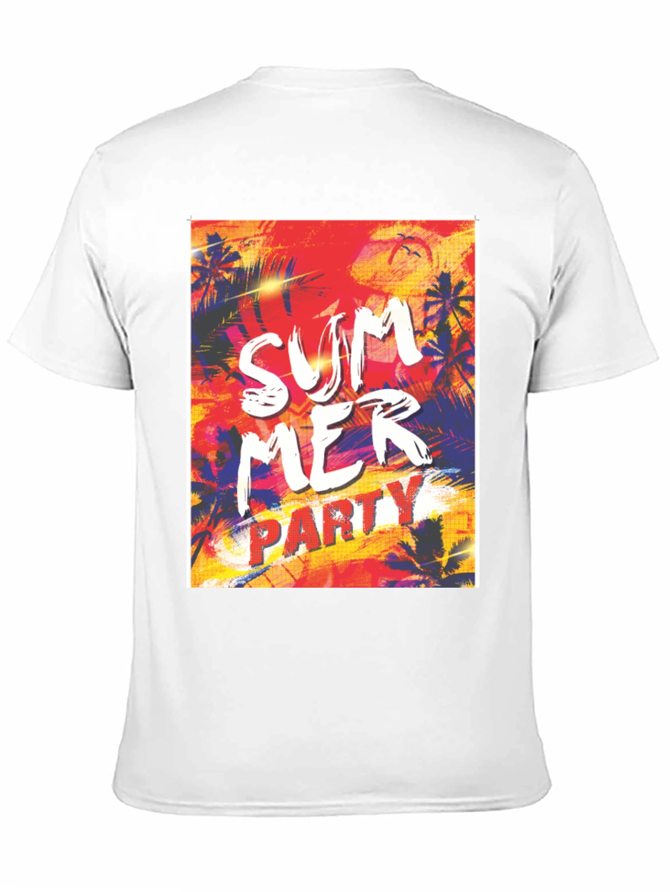 Summer Party Graphic Tee - Tropical Vibe T-Shirt